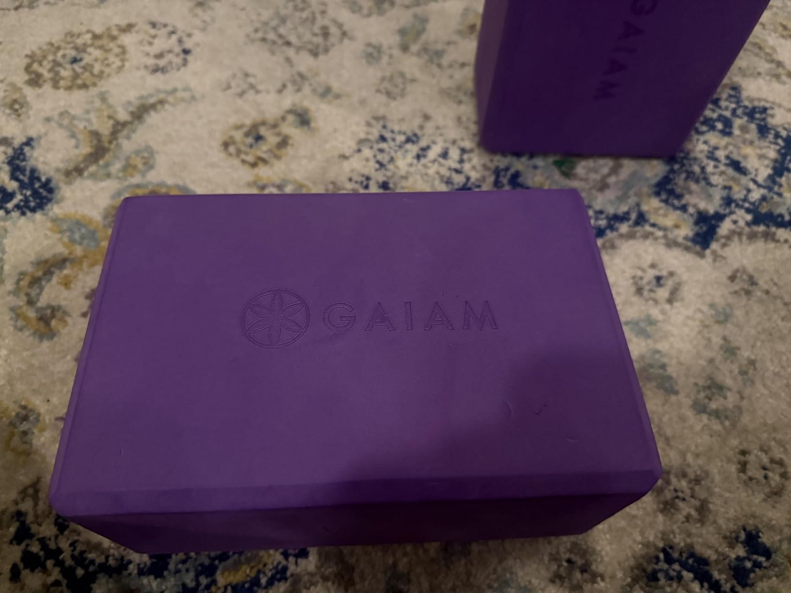Gaiam Yoga Block - Supportive Latex-Free Eva Foam - Soft Non-Slip Surface with Beveled Edges for Yoga, Pilates, Meditation customer photo 2