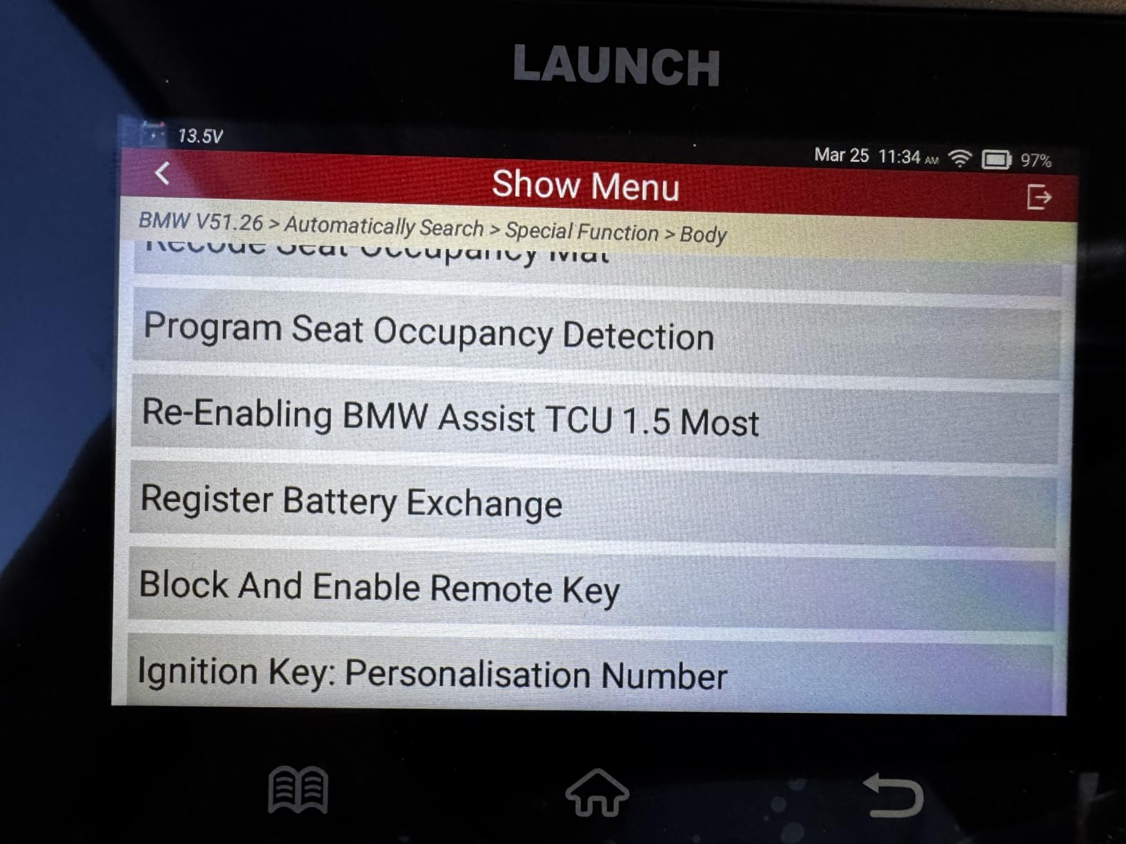 LAUNCH X431 Creader Elite 2.0 BBA OBD2 Car Scanner for BMW/Mercedes-Benz/VW/Audi/Maybach/Mini/RollsRoyce, Full System Bidirectional Scan Tool, ECU Coding, Full Reset Services, Lifetime Free Update customer photo 2