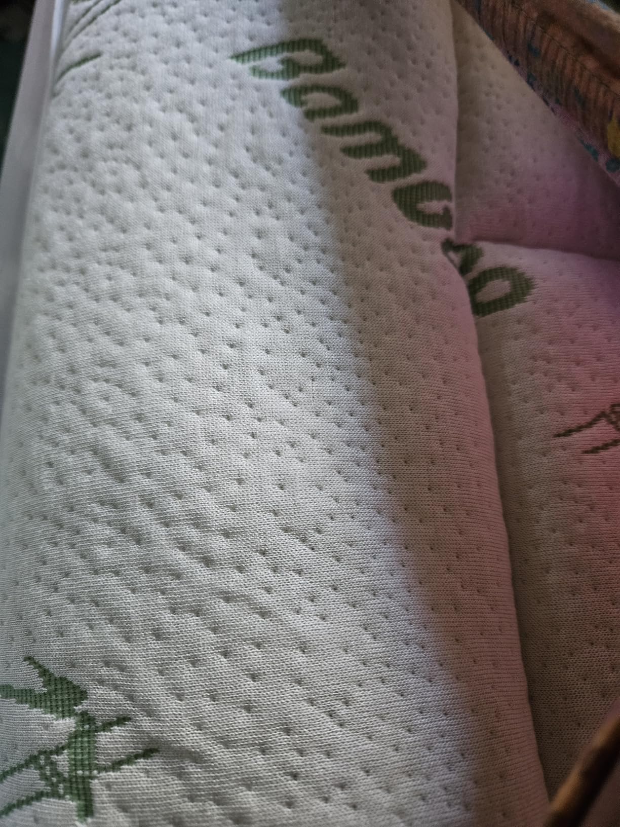 Niagara Sleep Solution Ultra Soft Queen Size Mattress Topper - Viscose Made from Bamboo Pillow Top Mattress Pad for Back Pain Relief - Naturally Cooling for Hot Sleepers, Green customer photo 1