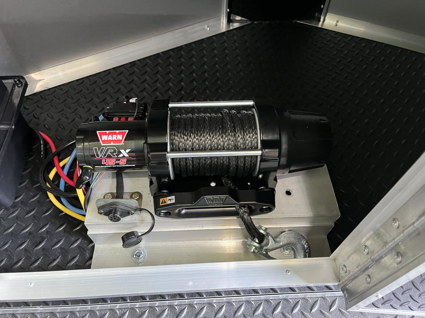 WARN VRX 25-S Powersport Winch - 2,500 lb Pulling Capacity, Synthetic Rope, Sealed Motor, All-Metal Gear Train, Waterproof Design for ATV/UTV Recovery and Trail Riding customer photo 1