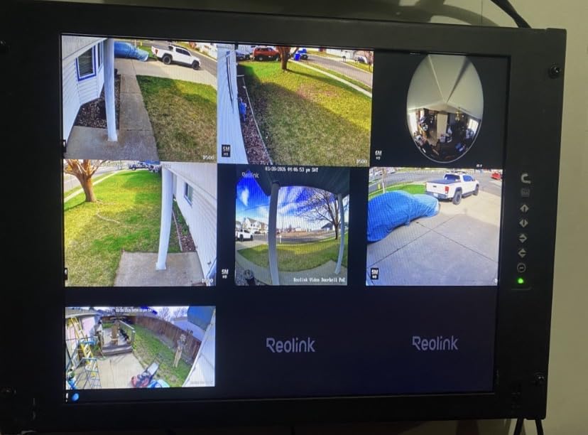 REOLINK Smart 5MP 8CH Home Security Camera System, 4pcs Wired PoE IP Cameras Outdoor with Person/Pet/Vehicle Detection, 4K 8CH NVR with 2TB HDD for 24-7 Recording, RLK8-520D4-5MP customer photo 2