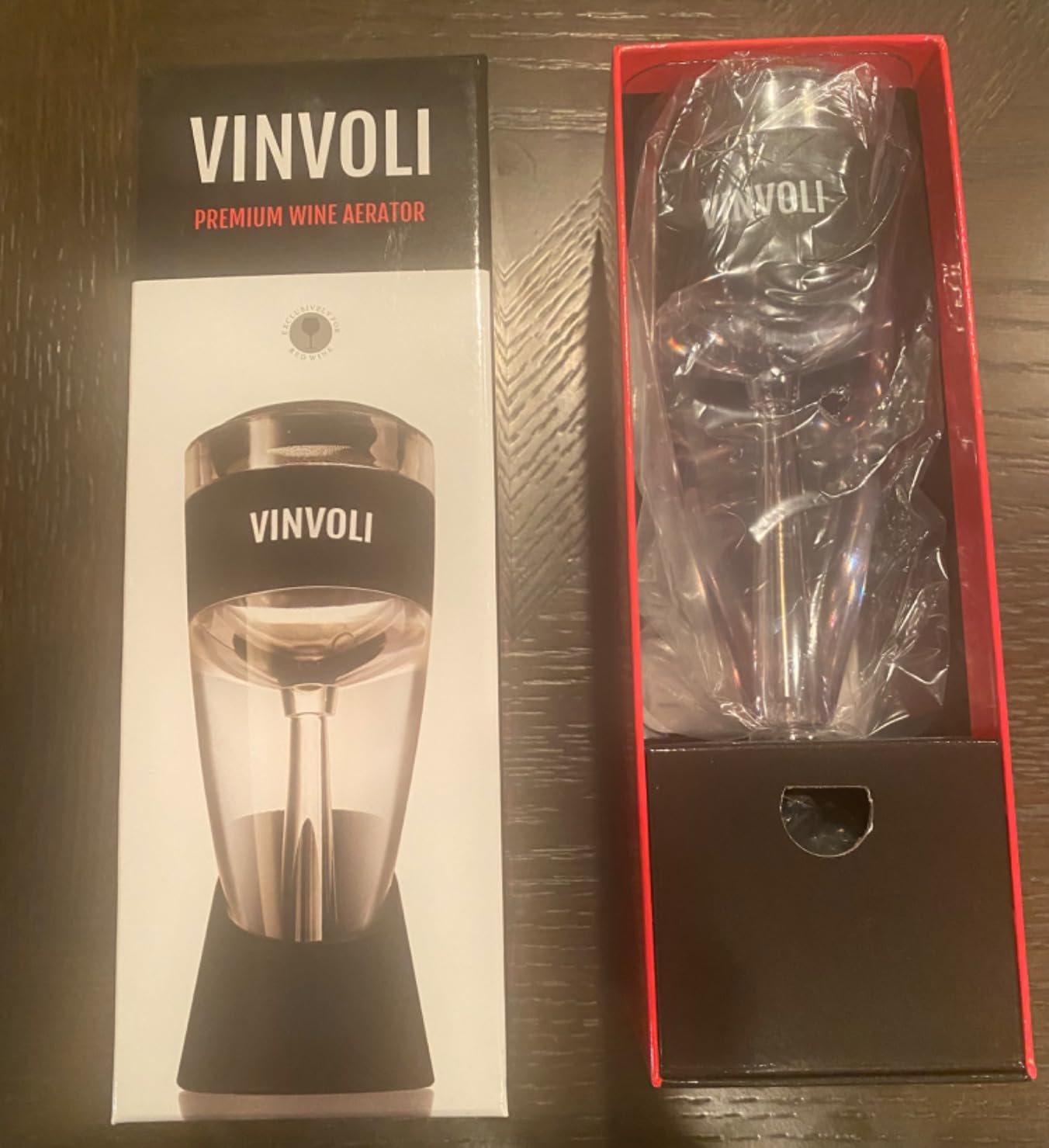 Vincoli Wine Aerator - Deluxe 2026 Aerator Decanter with Unique Superior Three-Stage Aeration, Sediment Filter, No-Drip Stand - Quality and Convenience for Lovers and Sommeliers customer photo 1
