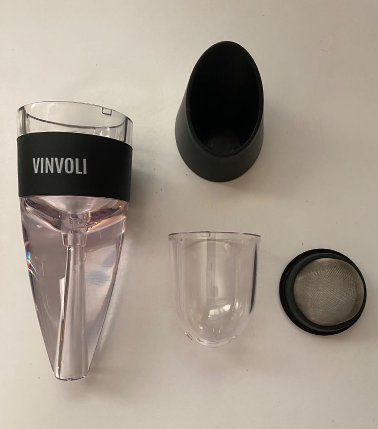 Vincoli Wine Aerator - Deluxe 2026 Aerator Decanter with Unique Superior Three-Stage Aeration, Sediment Filter, No-Drip Stand - Quality and Convenience for Lovers and Sommeliers customer photo 2