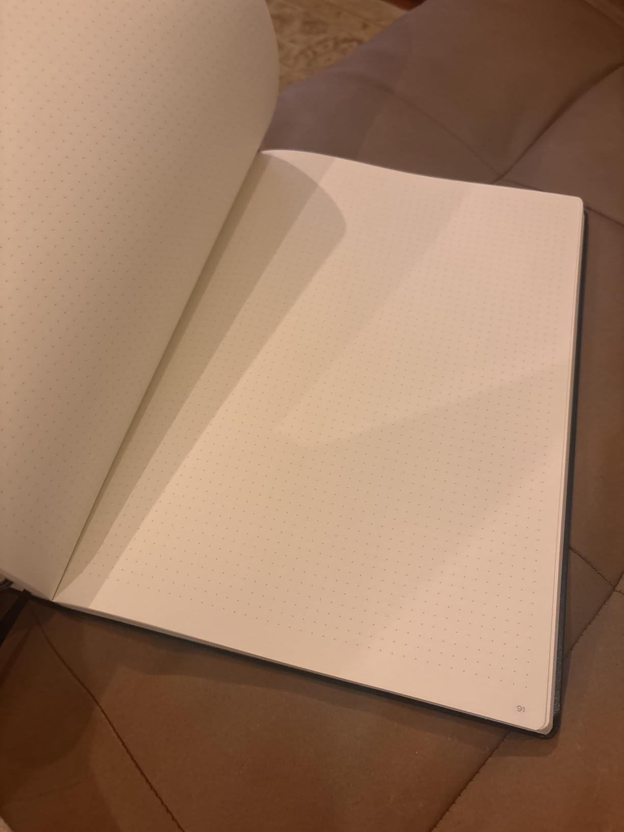 LEUCHTTURM1917 Notebook Hardcover Master Classic A4+ - 235 Numbered Pages for Writing and Journaling (Navy, Dotted) customer photo 1