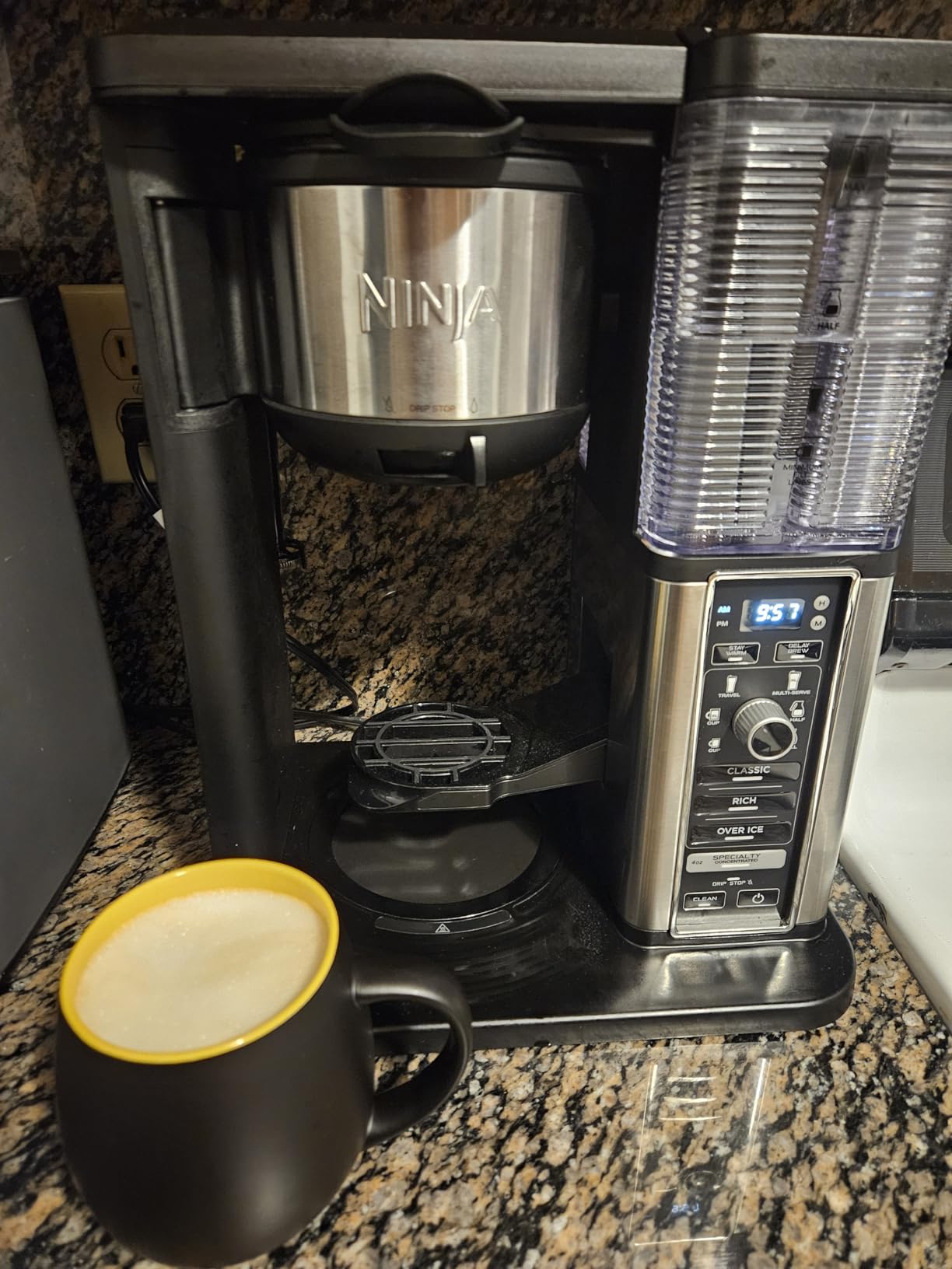 Ninja Specialty Coffee Maker, Hot & Iced Coffee, 6 Brew Styles, 8 Sizes, Small Cup to Travel Mug, 10-Cup Carafe, Fold-Away Frother, Permanent Filter, Removable Reservoir, Black, CM401 customer photo 1