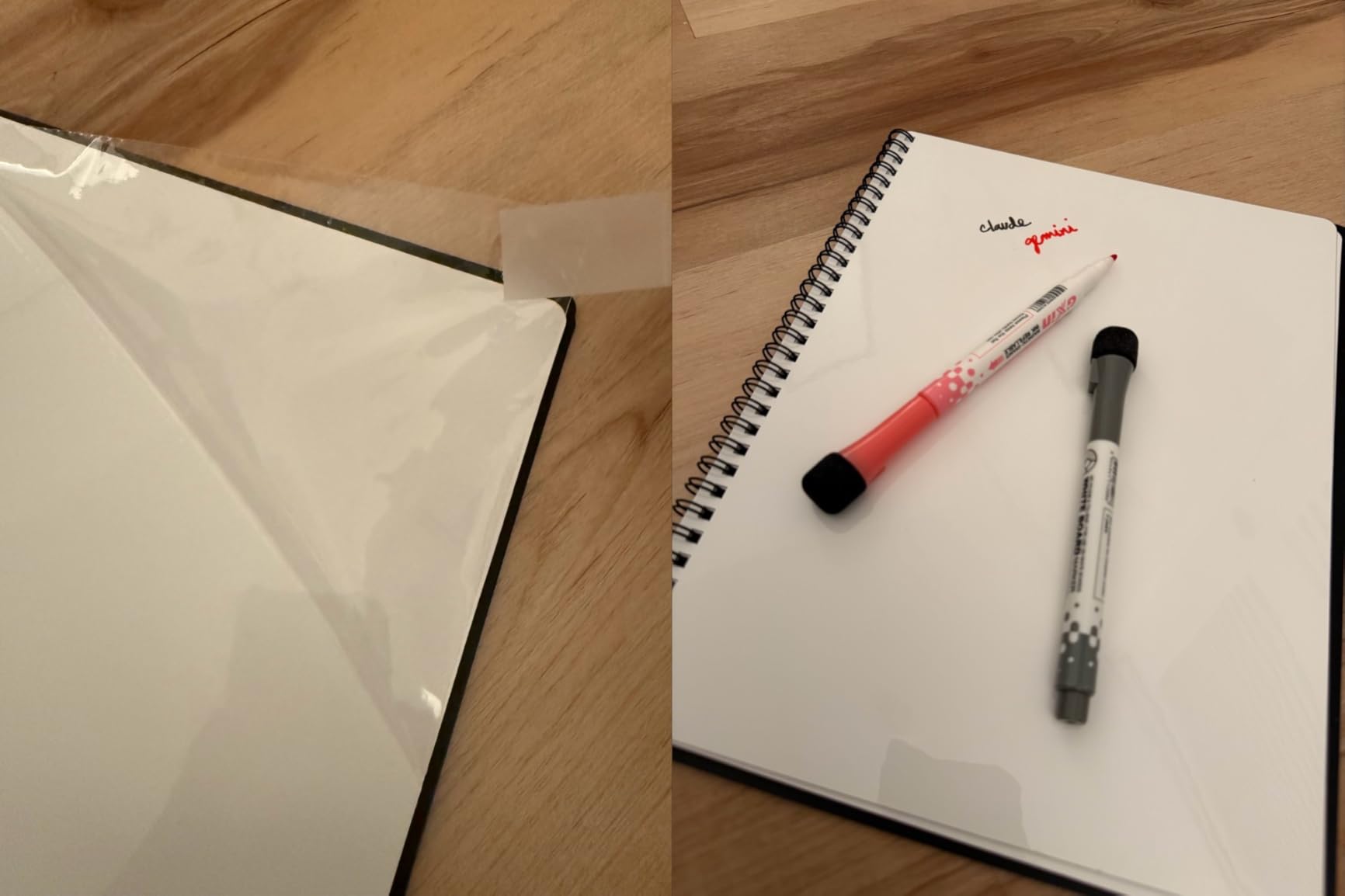 NEWYES Whiteboard Notebook Erasable Meeting Notebook Dry Erase White Board for Meeting, Business, Office, Home (A4) customer photo 2