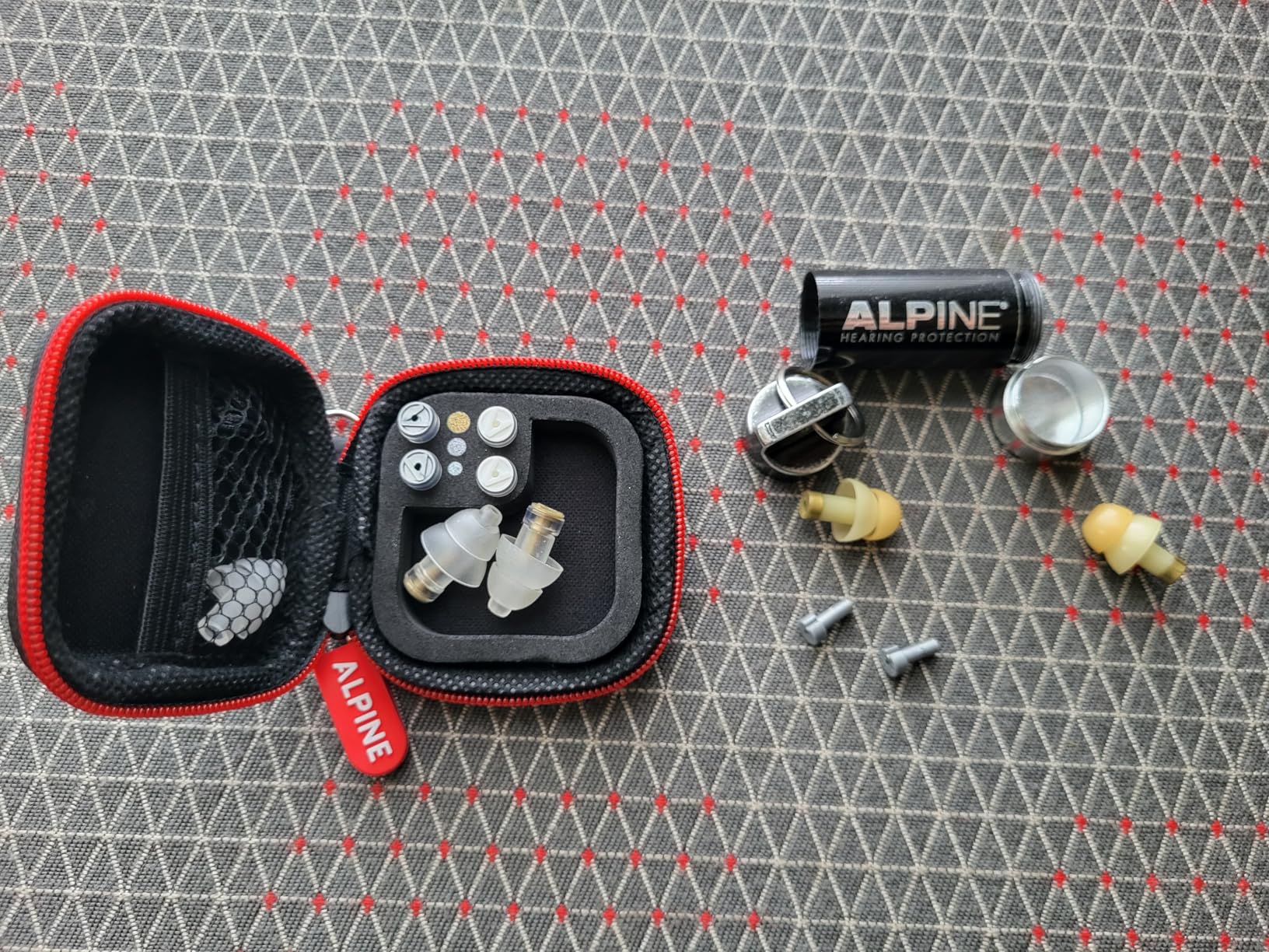 Alpine MusicSafe Pro - High Fidelity Earplugs for Musicians - 3 Interchangeable Premium Filter Sets: 16, 19 & 22 dB - Professional Musician Hearing Protection - Transparent customer photo 1