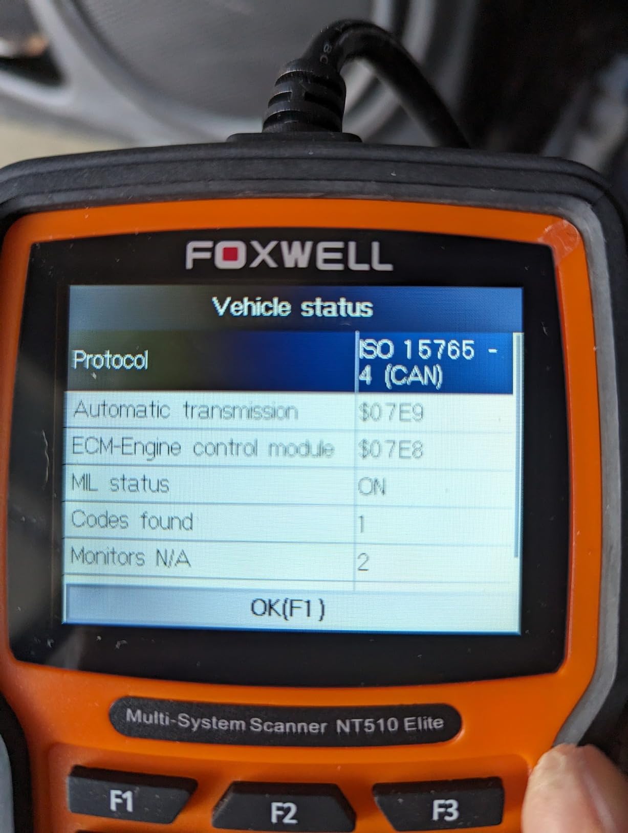 FOXWELL NT510 Elite Bi-Directional Scan Tool Fit for Mercedes-Benz Sprinter Smart Maybach, Full System Diagnostic Scan Tool OBD2 Scanner, Full Reset Services ABS SRS EPB, Auto Vin, Free Update customer photo 2