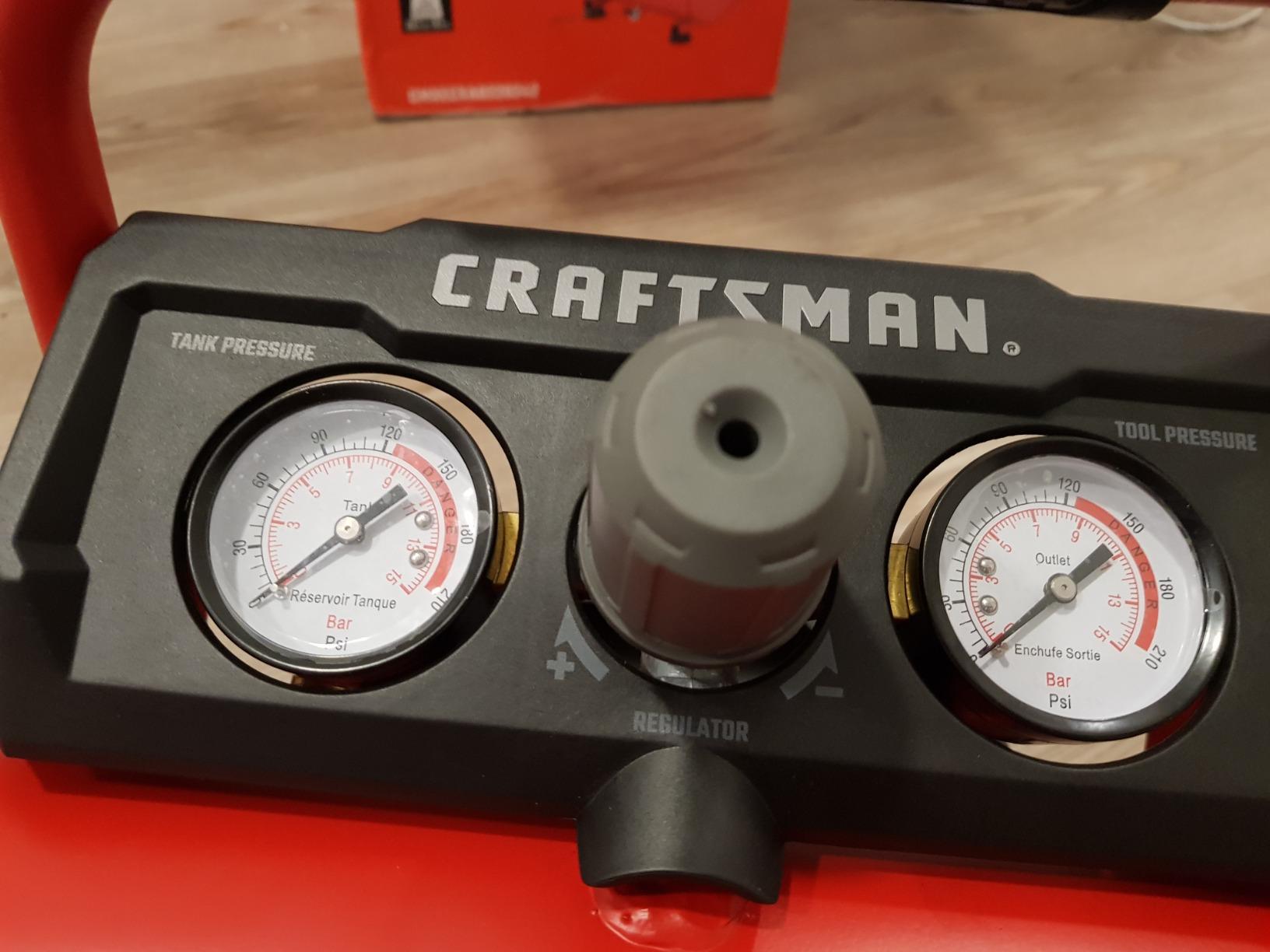 Craftsman 2-Gallon Air Compressor, 1/3 HP Oil-Free Twin Tank, 125 PSI Max - Portable & Quiet Air Tool for Home DIY customer photo 2