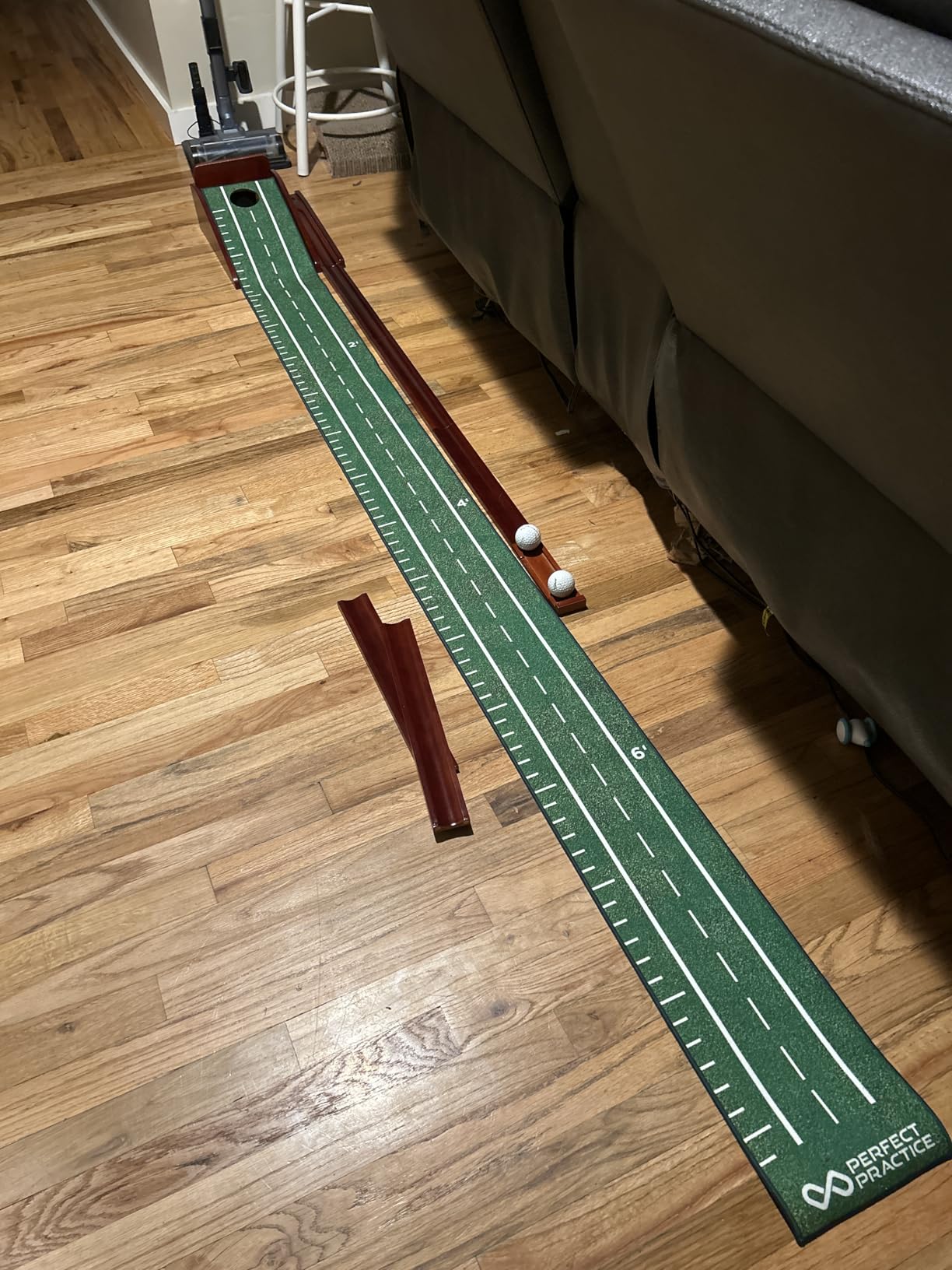 Perfect Practice Putting Mat - Indoor Putting Green for Home & Office - Golf Training Aid for Putting Practice - Premium Golf Putting Mat with Realistic Turf customer photo 1