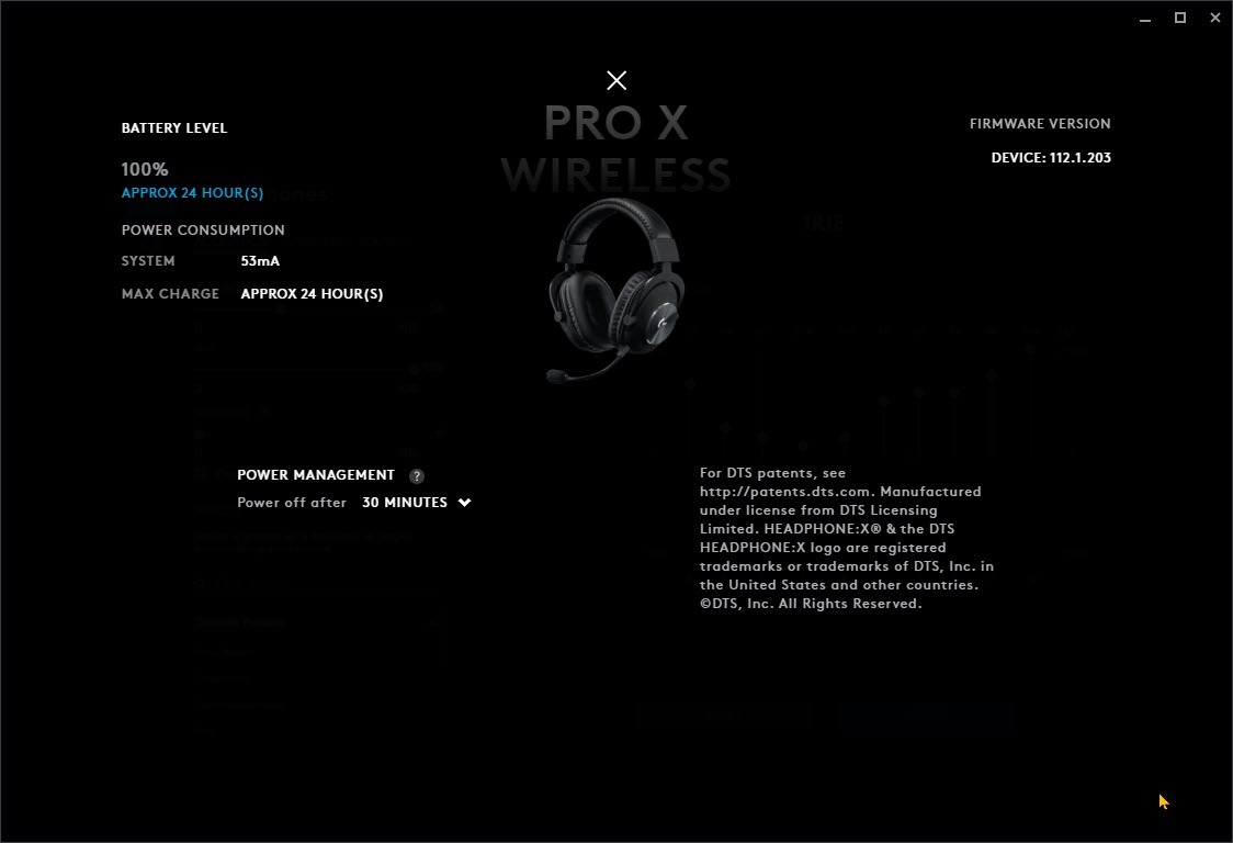 Logitech PRO X Wireless Lightspeed Gaming Headset with Blue VO!CE Mic Filter Tech, 50 mm PRO-G Drivers, and DTS Headphone:X 2.0 Surround Sound, 20+ Hour Battery Life - Black customer photo 1