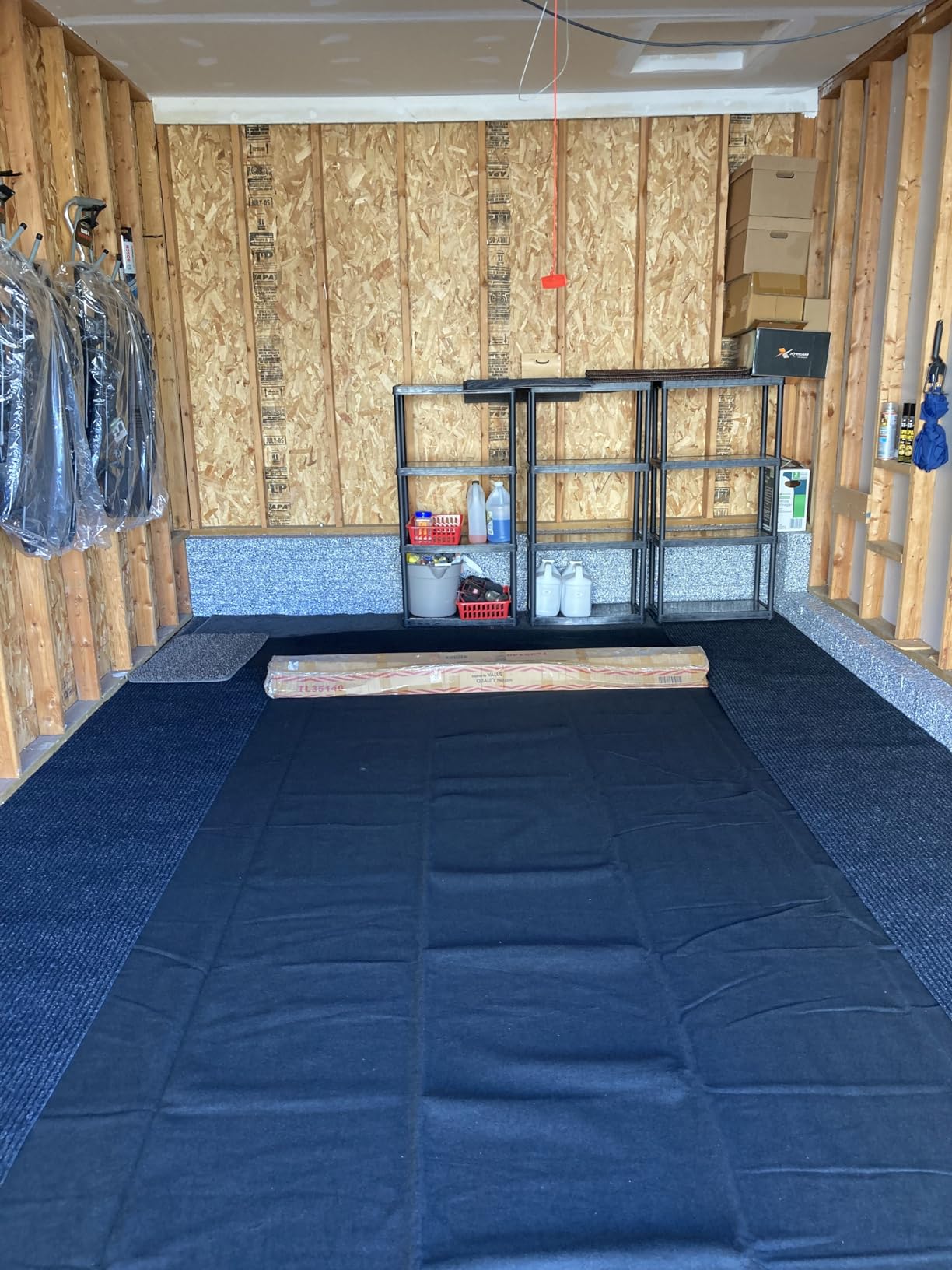 LINLA Premium Absorbent Oil Mat Contains Liquid Garage Floor Mat 8.5'x 6.6', Reusable, Washable, Protects Floor, Driveway Surface, Shop, Parking customer photo 2