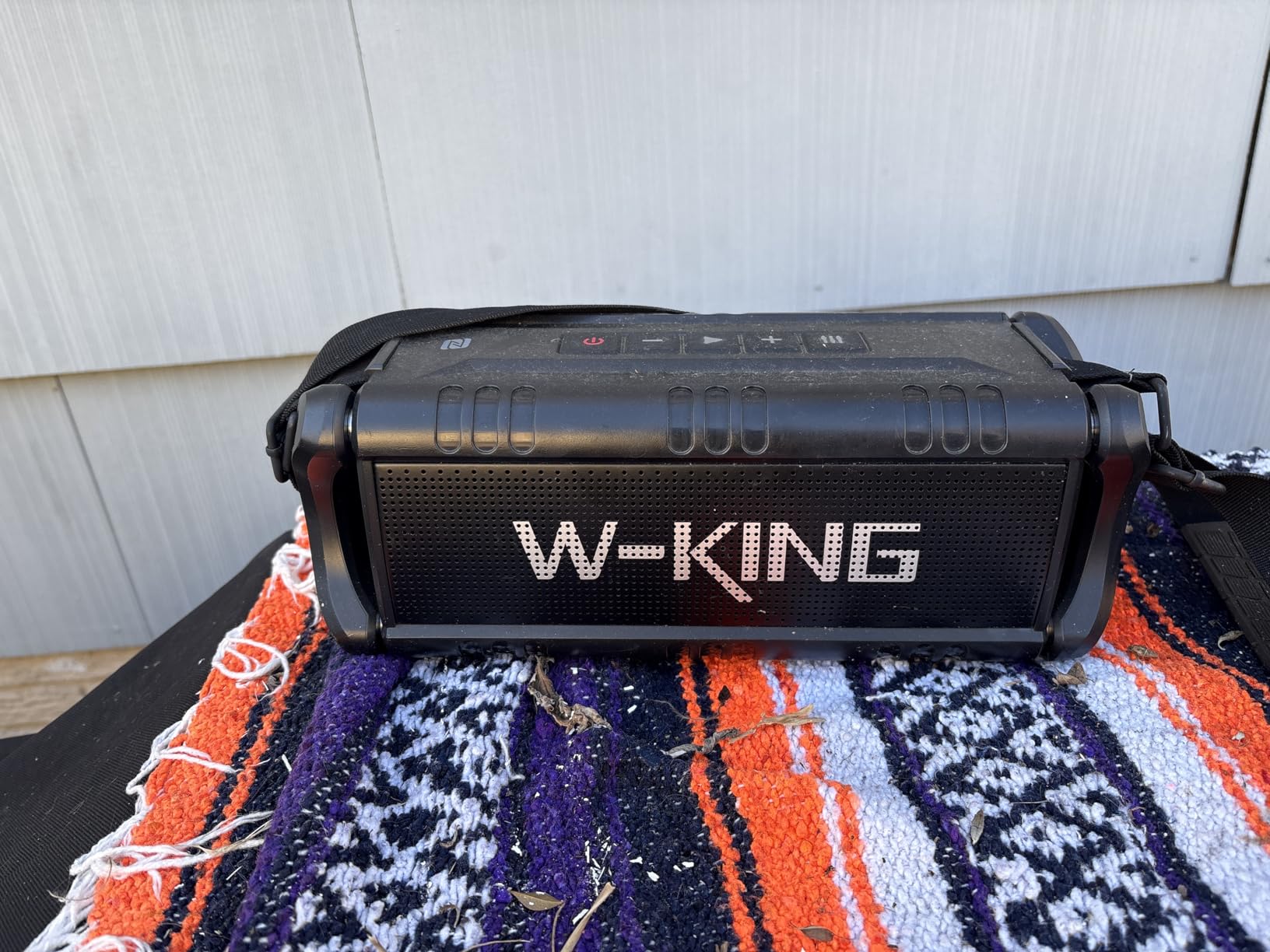 W-KING Bluetooth Speaker, 90W Max Portable Outdoor Speaker Loud, IPX6 Waterproof/50W Deep Bass Subwoofer/40H/EQ/Dual Pairing/TF/AUX, Large Boombox Speakers Bluetooth Wireless for Party/Beach/Jobside customer photo 2
