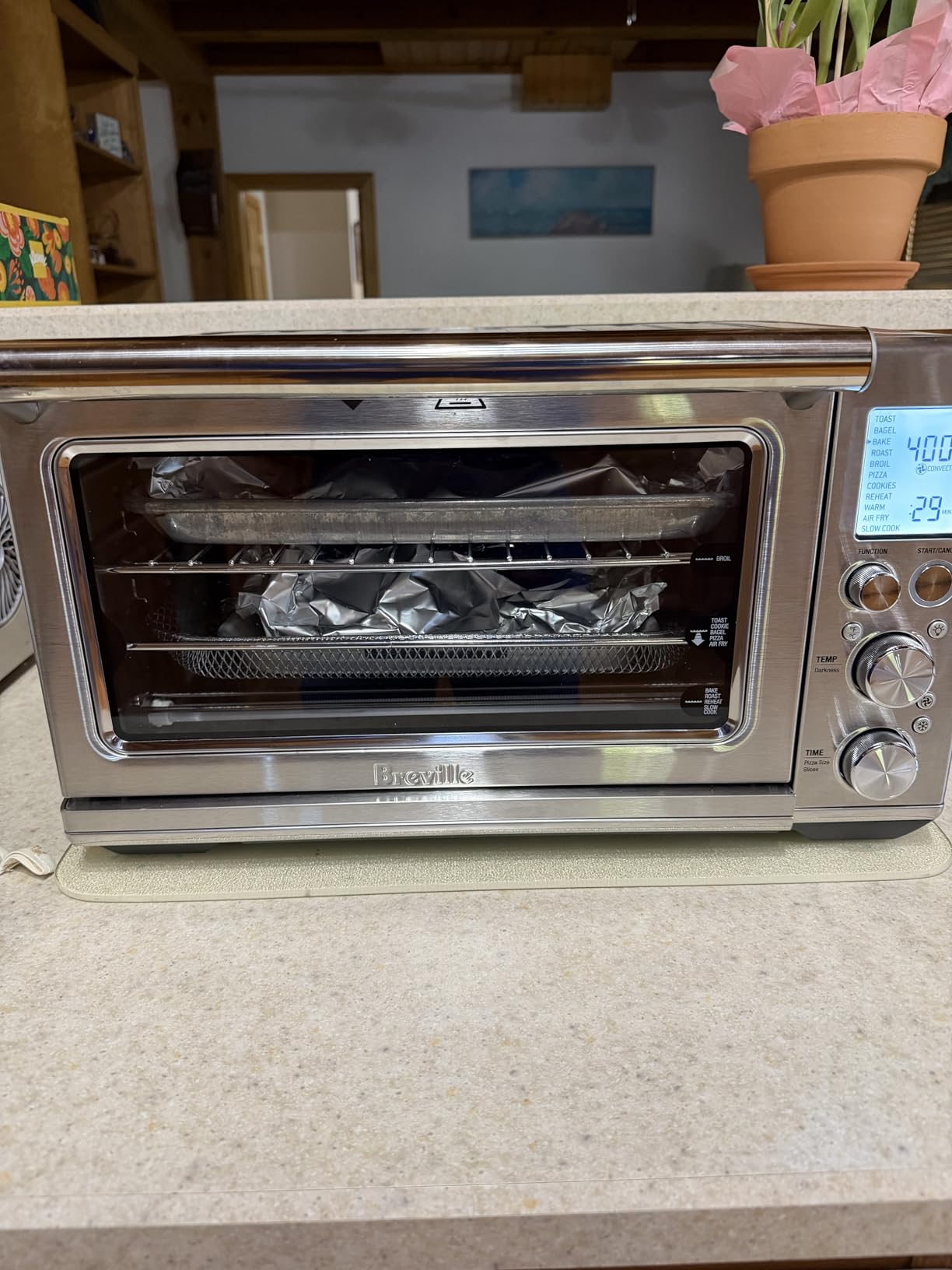 Breville BOV860BSS Smart Oven Air Fryer and Convection Oven, Brushed Stainless Steel customer photo 1