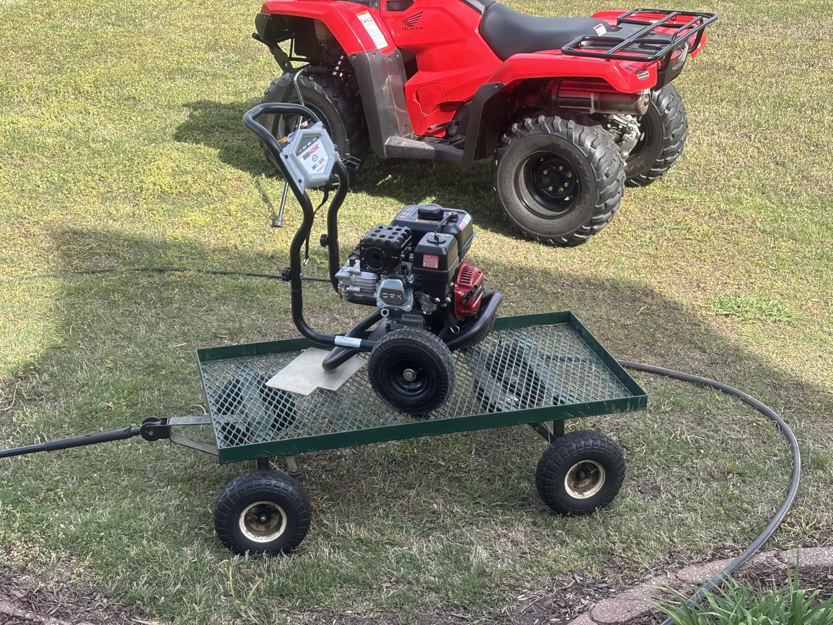 Simpson 3400 PSI Gas Pressure Washer, 2.5 GPM Residential Power Washer, Cold Water, 25' Hose, Clean Machine, 49-State Compliant (CM61083) customer photo 2