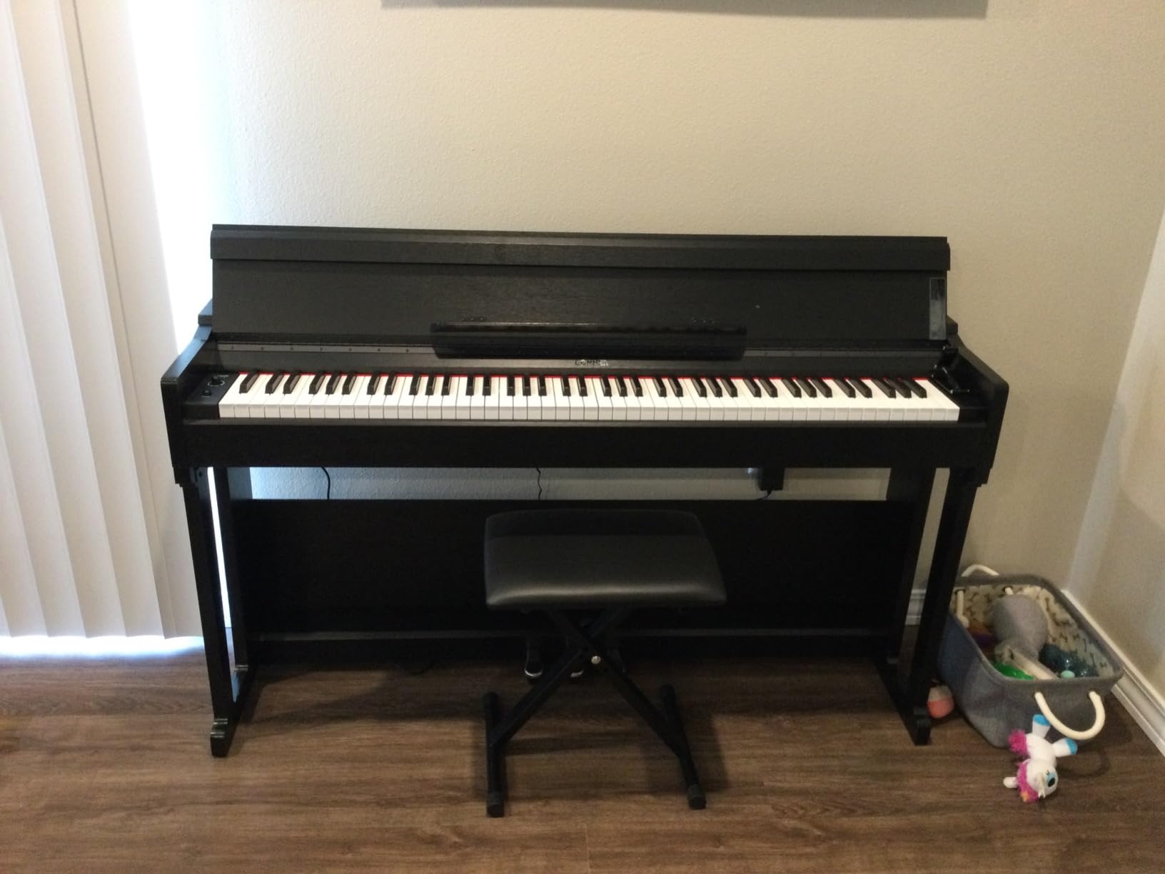 Donner DDP-90 Pro Digital Piano 88 Key Weighted Piano Keyboard for Beginner/Professional with Three Pedals, U-disk Music Playing, PC/Tablet/Cell Phone Connecting customer photo 2