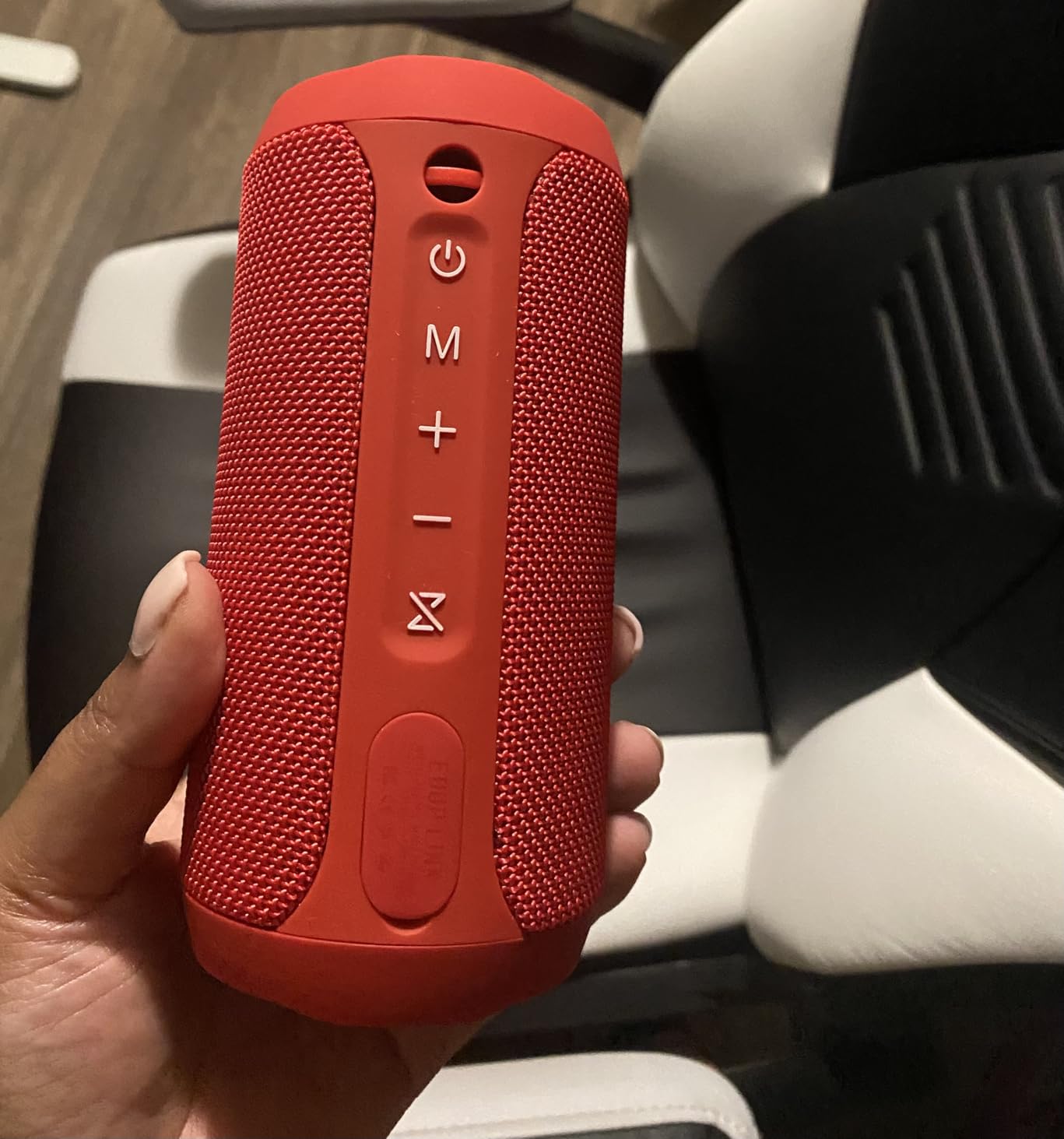 EDUPLINK Bluetooth Speaker, IPX7 Waterproof Portable Wireless Speaker with 20W Stereo Sound and Deep Bass, 20H Playtime, TWS Pairing, TF Card Slot, Black customer photo 1