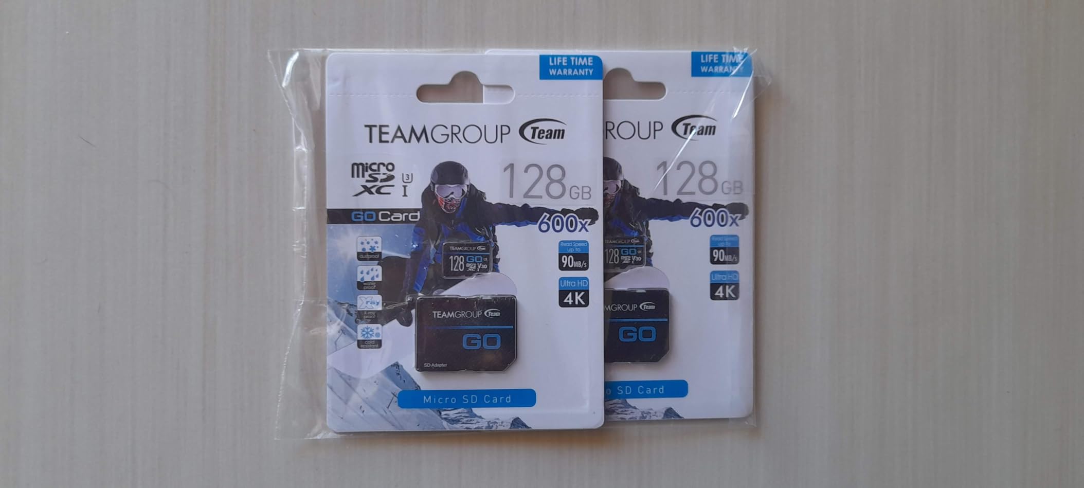 TEAMGROUP GO Card 256GB MicroSDXC UHS-I U3 V30 4K for Action Cameras & Drone High Speed Flash Memory Card with Adapter for Outdoor Sports&Vlog, 4K Shooting,GoPro&Insta360&DJI TGUSDX256GU303 customer photo 1