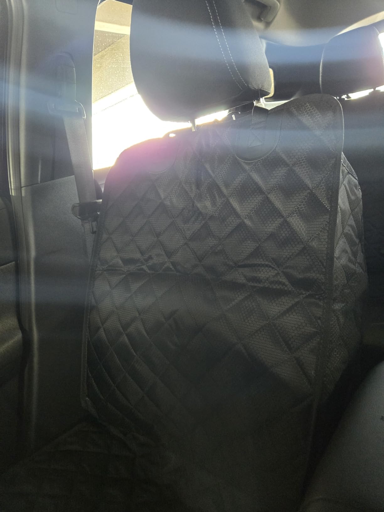 PETICON Waterproof Front Seat Car Cover 2 Pack, Full Protection Dog Car Seat Cover with Side Flaps, Nonslip Scratchproof Captain Chair Seat Cover Fits for Cars, Trucks, SUVs, Jeep customer photo 2