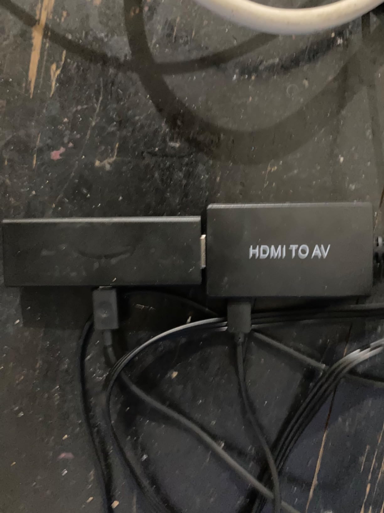 HDMI to RCA, HDMI to Older TV Adapter Compatible for Fire Stick, Roku, Apple TV, Xiaomi Mi Box, Android TV Box, DVD, Blu-ray Player ect. (HDMI to AV Converter) customer photo 2