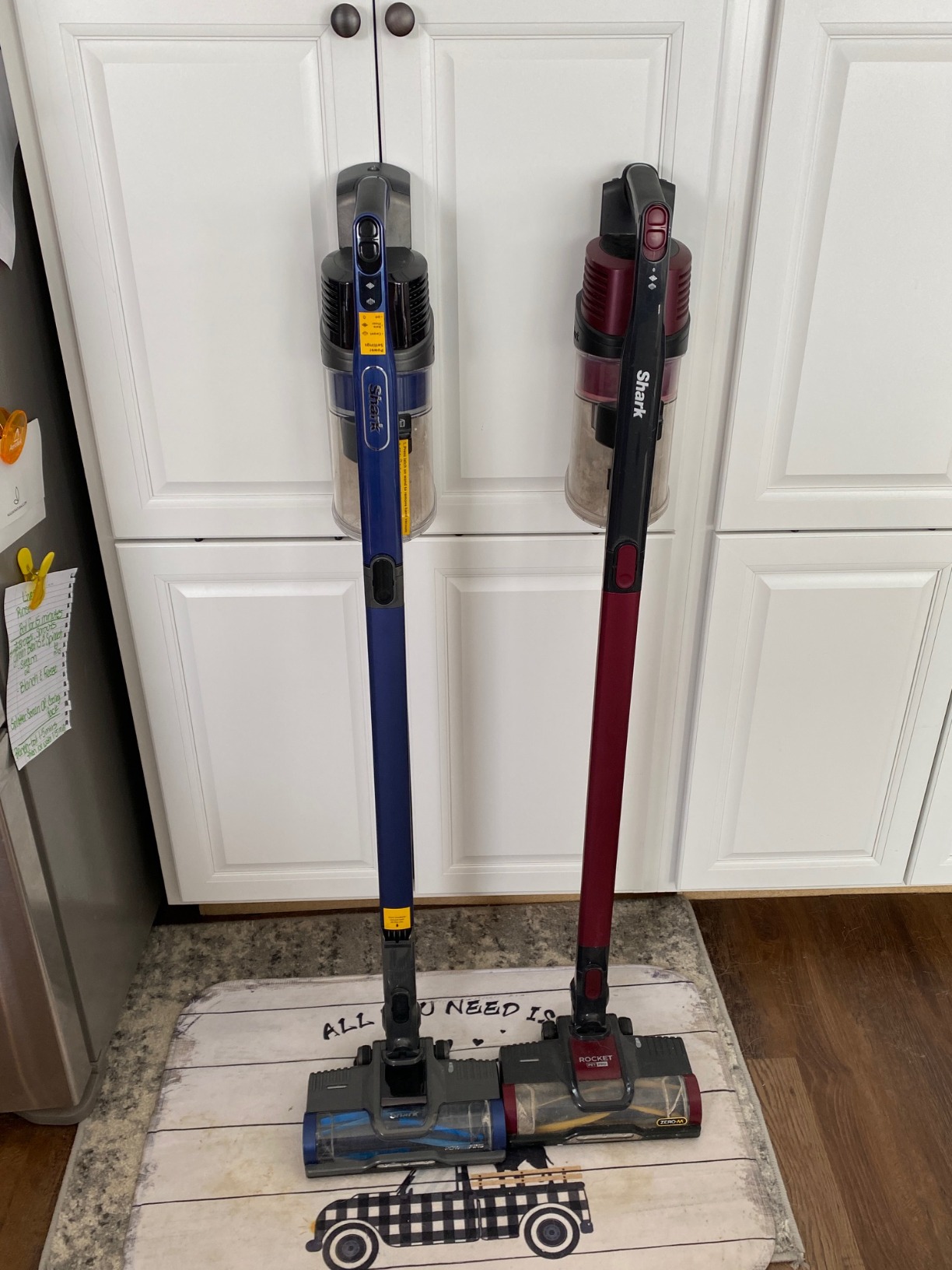 Shark Cordless Vacuum Cleaner with HEPA Filter, Lightweight, Portable, Rechargeable, Powerful Pet Hair Pickup, Removable Handheld, Crevice Tool, Dusting Brush, 50-min Runtime, Blue, IZ363HT customer photo 2