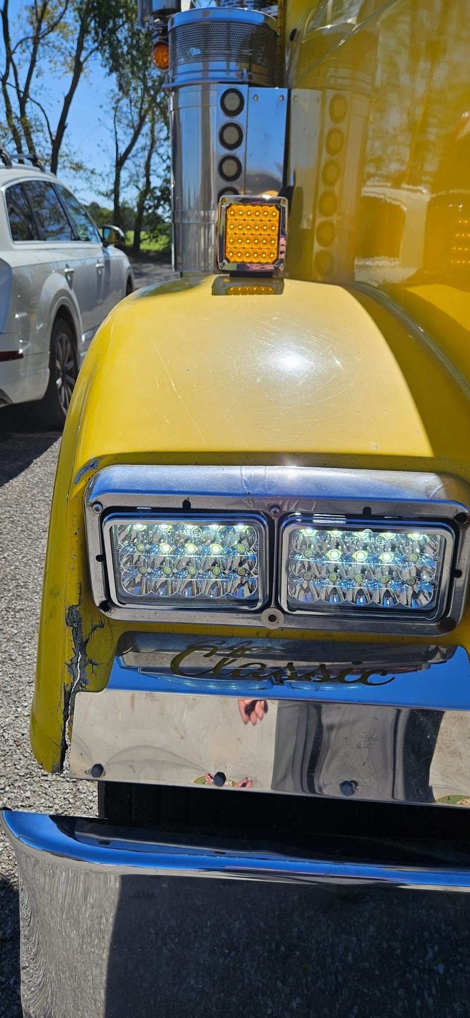 LEDUR 4x6 LED Headlight Dot Approved Hi/Lo Sealed Beam Replacement H4651 H4652 H4656 H4666 H6545 Compatible with Peterbilt Kenworth T600 W900 T800 Truck Peterbilt 379 S10 RV Freightliner customer photo 2