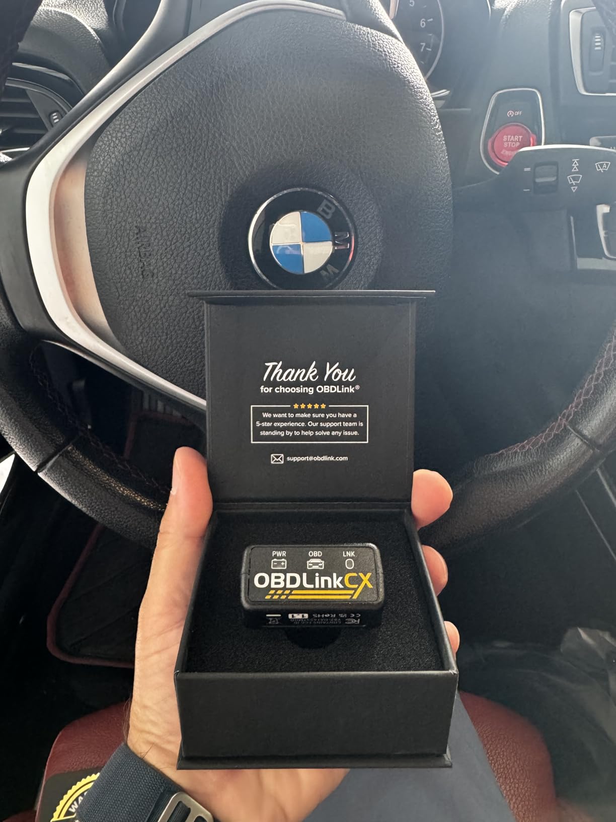 OBDLink CX Bimmercode Bluetooth 5.1 OBD2 Adapter for BMW/Mini - Car Coding & Diagnostic Scanner customer photo 1