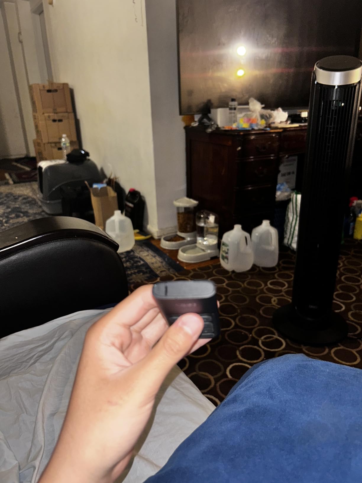 DREO Tower Fan for Bedroom, 90° Oscillating Fans that Blow Cold Air, 5 Speeds, 4 Modes with 26ft/s Velocity, 12H & 28dB Quiet Timer, Remote, Touch, 40