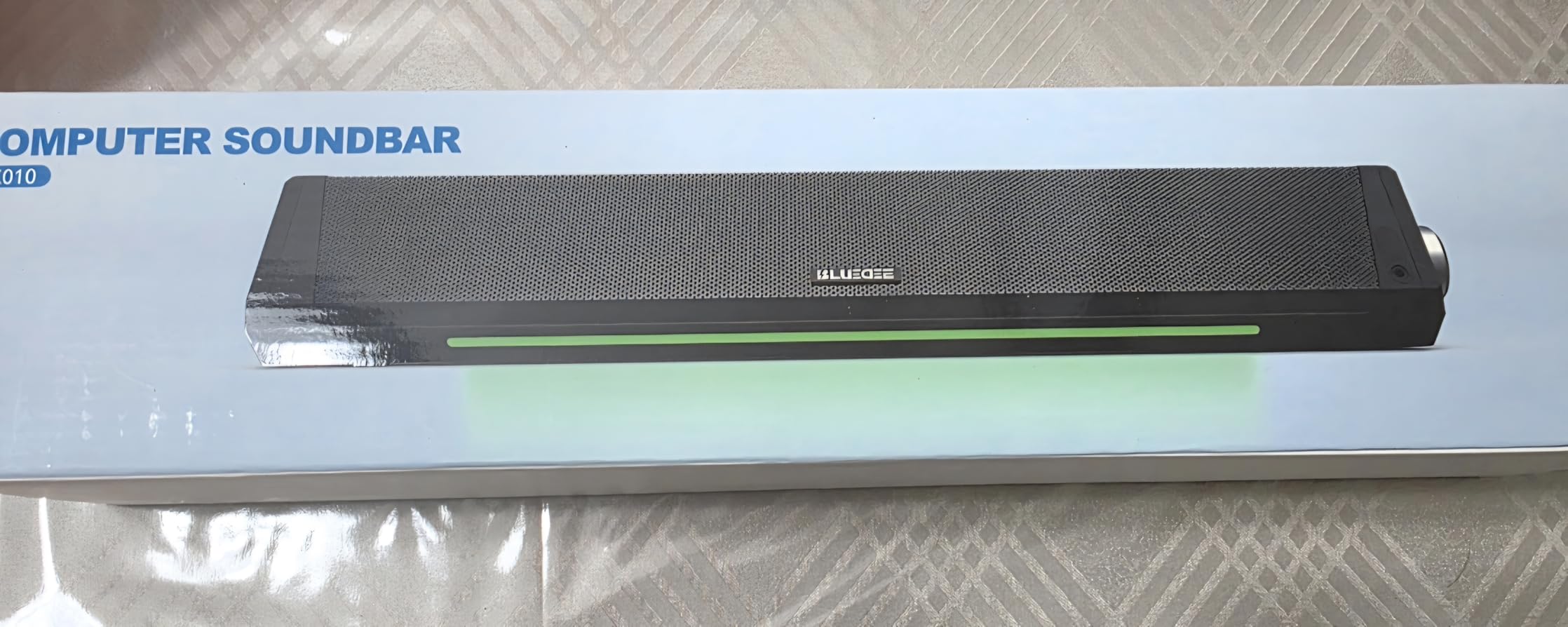 BLUEDEE Computer Speakers for Desktop PC, Computer Sound bar, HiFi Stereo Speakers for Computer Desktop, Bluetooth 5.0 and 3.5mm Aux-in PC Soundbar, USB/USB C Powered Gaming Speakers for pc, Laptop customer photo 1