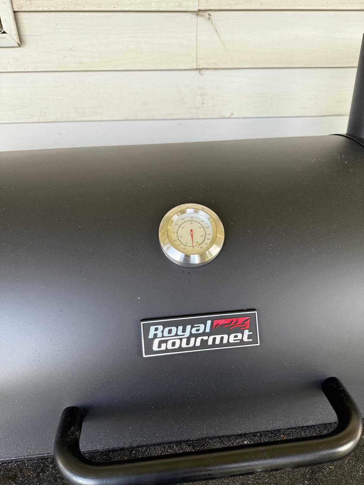 Royal Gourmet CC2036F Barrel Charcoal Grill with Offset Smoker, 1200 Sq. In. Grilling Area customer photo 1