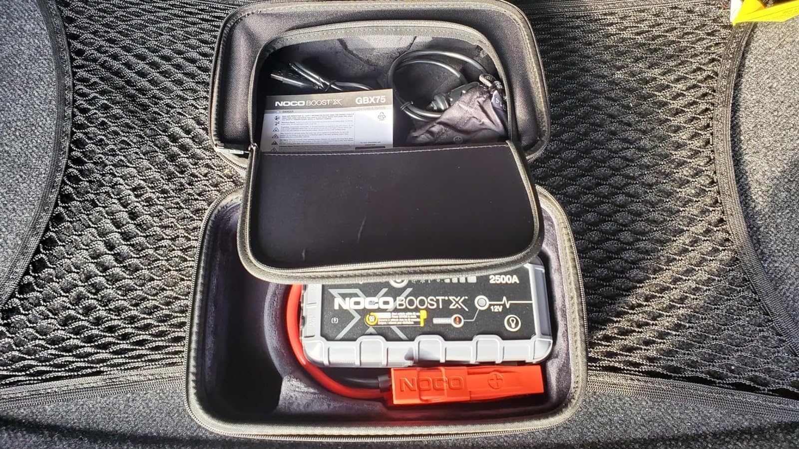 NOCO Boost X GBX75: 2500A UltraSafe Jump Starter - 12V Lithium Battery Booster Pack, Portable Jump Box, Power Bank & Jumper Cables - for 8.5L Gas and 6.5L Diesel Engines customer photo 2
