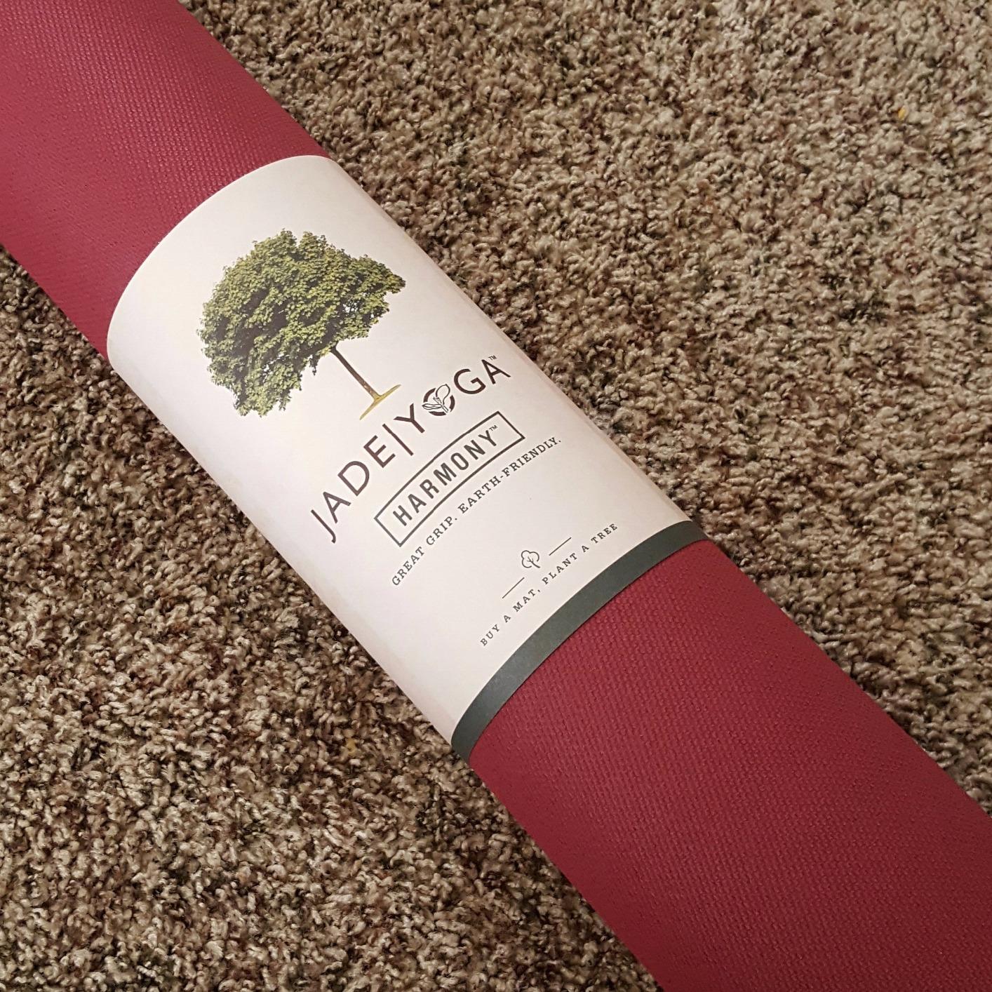 JadeYoga Harmony Yoga Mat - Durable & Thick Gym Fitness Mat, Non-Slip Natural Rubber Yoga Mat - Home Exercise & Stretching Mat, Workout Mat - Yoga, Pilates & Meditation for Women & Men customer photo 1