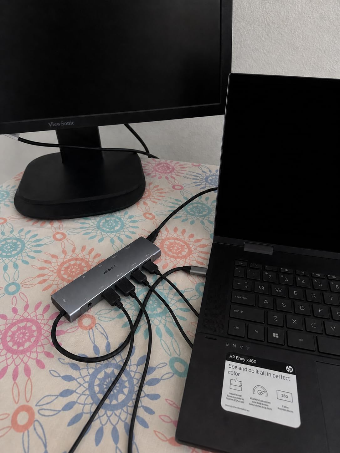 USB C HUB for iPad Pro 9-in-1 Adapter iPad Pro M4 M2 M1 13 12.9 11 inch iPad Air 5 4 Docking Station with 4K HDMI, USB-C PD, SD/TF Card Reader, USB 3.0, 3.5mm Headphone Jack, Type C Data, iPad mini 6 customer photo 1