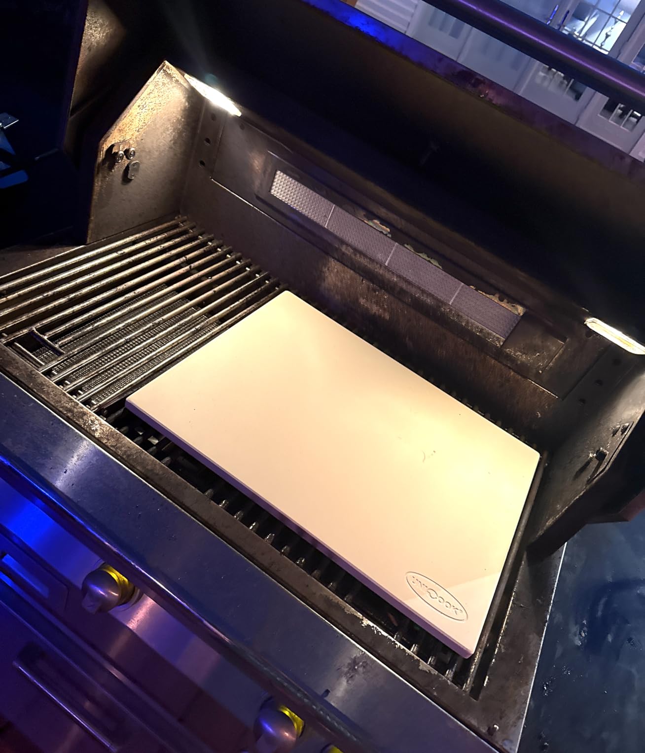 Unicook Large Pizza Stone for Oven 20 Inch, Rectangular Baking Stone 20 x 13.5 x 0.6 Inch, Heavy Duty Cordierite Bread Pan, Thermal Shock Resistant, Ideal for Baking Large or 2 Personal Pizzas customer photo 1