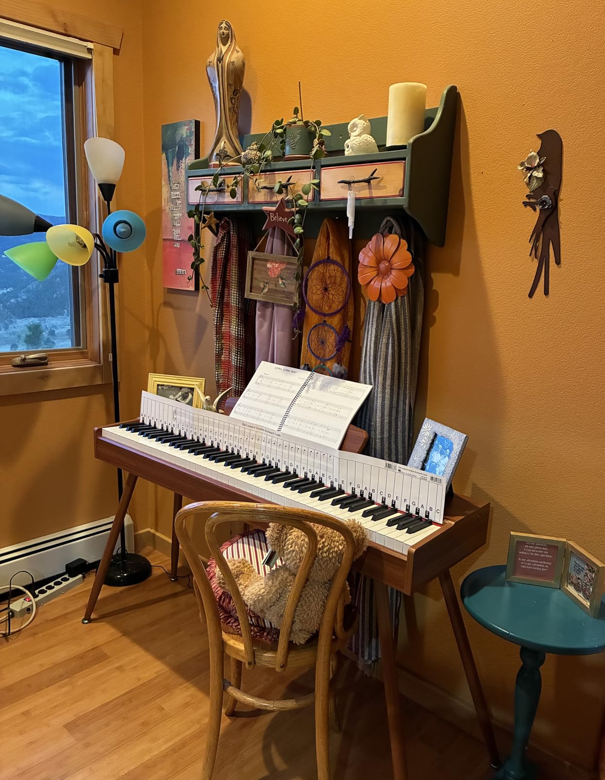 Donner DDP-80 Digital Piano 88 Key Weighted Keyboard, Full-size Electric Piano for Beginners, with Sheet Music Stand, Triple Pedal, USB-MIDI, Retro Wood Color customer photo 1