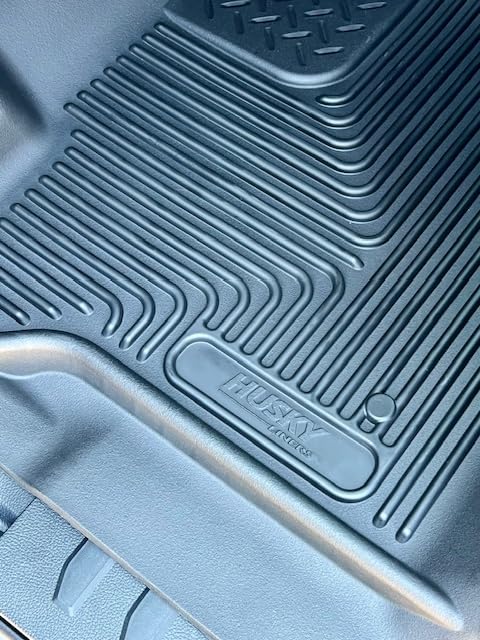 Husky Liners X-act Contour Floor Mats | Fits 2021-2026 Ford F-150, 2022-2025 Lightning, SuperCrew (Crew Cab) w/Fold Flat Storage | Front & 2nd Row, 3-pc Black - 53468 customer photo 2