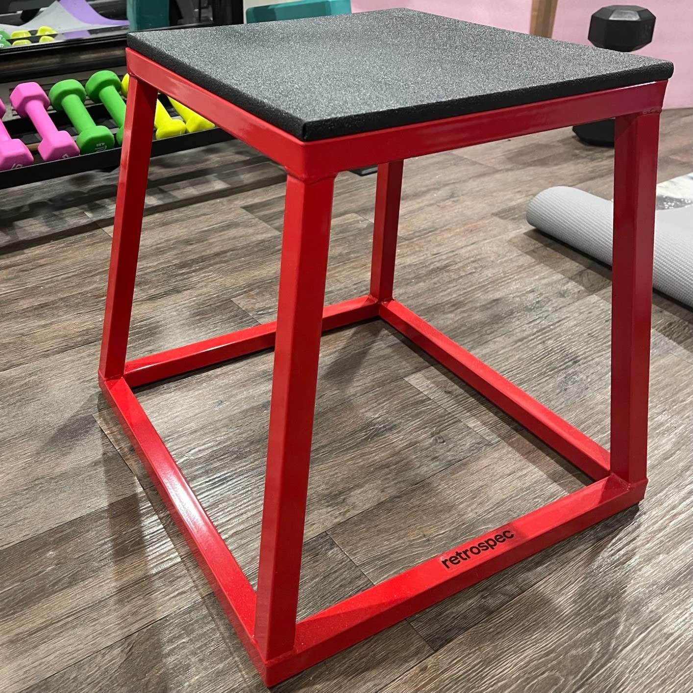 Retrospec Leap Plyo Box Jump Platforms for Home Gym Plyometric Jumping, Strength Training and Jump Box Exercise for Men and Women customer photo 1