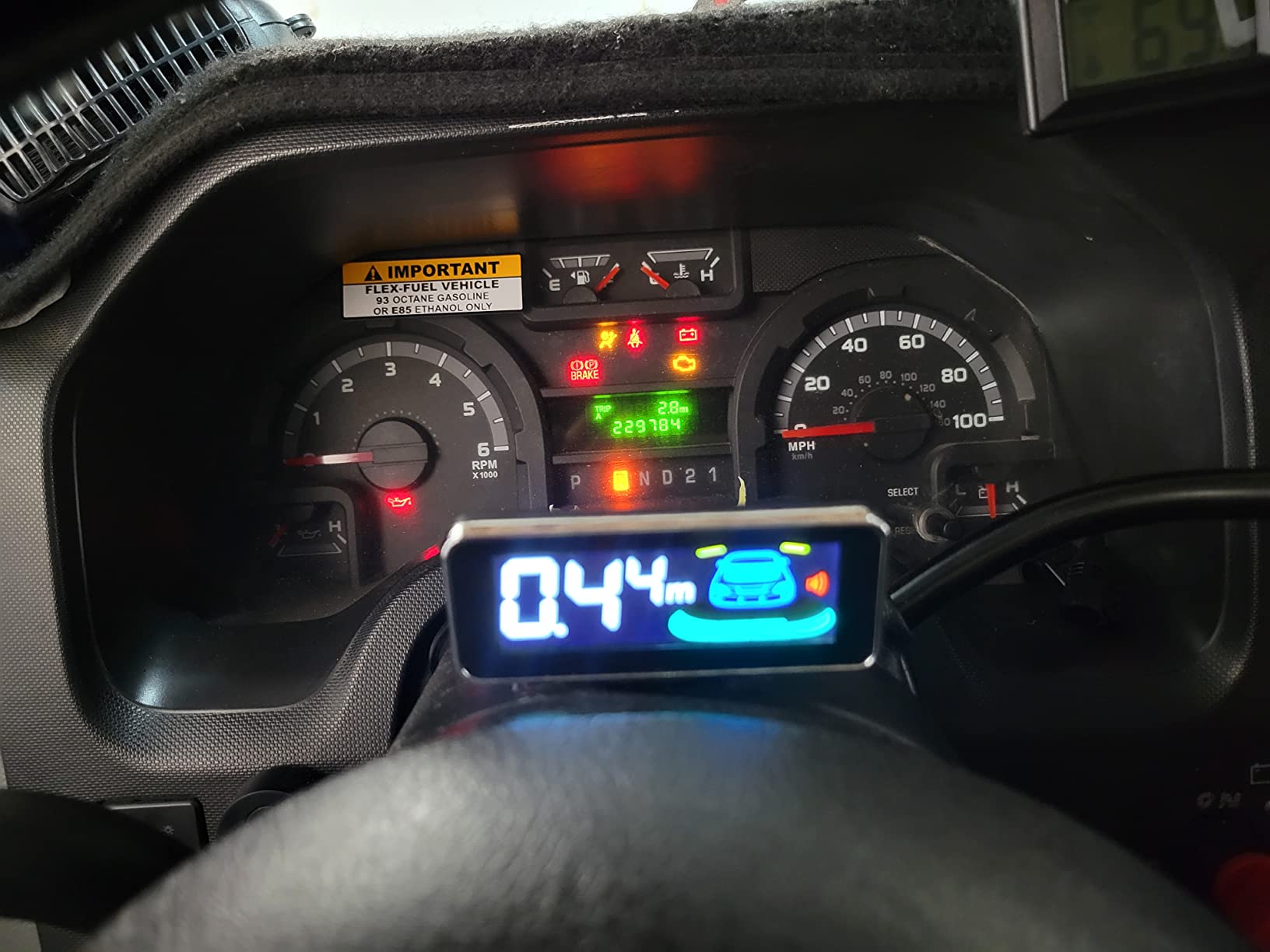 Backup Parktronic System Car Auto Vehicle Reverse with 8 Parking Sensors kit Distance Detection LCD Distance Display Sound Warning customer photo 1