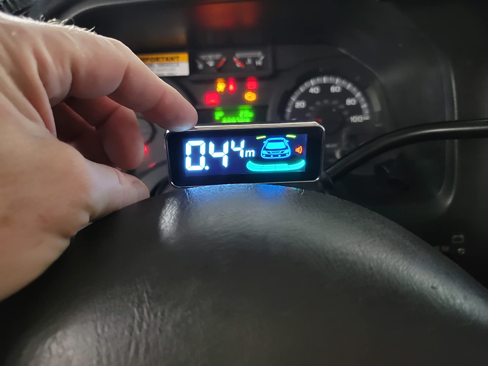 Backup Parktronic System Car Auto Vehicle Reverse with 8 Parking Sensors kit Distance Detection LCD Distance Display Sound Warning customer photo 2