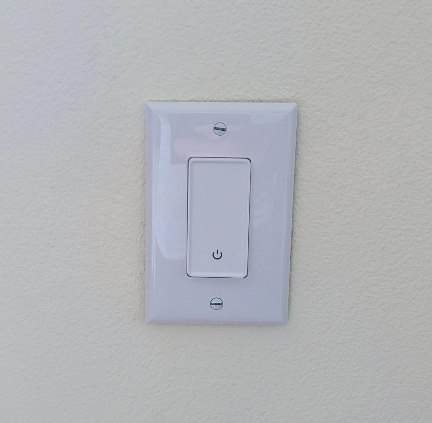 MOES WiFi Smart Light Switch No Neutral Wire, No Capacitor, No hub Required, 2nd Generation Single Live Wire Push Button, Tuya Smart Life App Remote Control Work with Alexa and Google Home, Minimum 7W customer photo 1