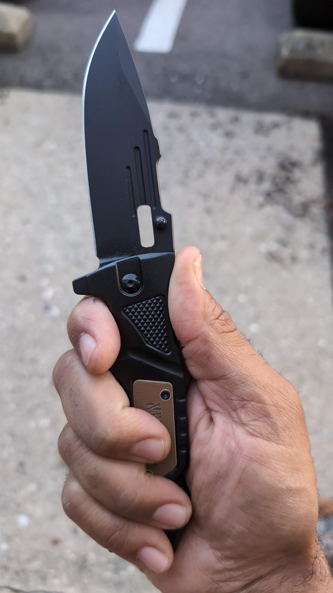 NedFoss Pocket Folding Knife DA75, 3 in 1 Pocket Knife Gifts for Men Women, Survival Knife with Liner-Lock Belt Clip, Seat Belt Cutter, Glass Breaker, Hunting knife for Camping Hiking customer photo 2