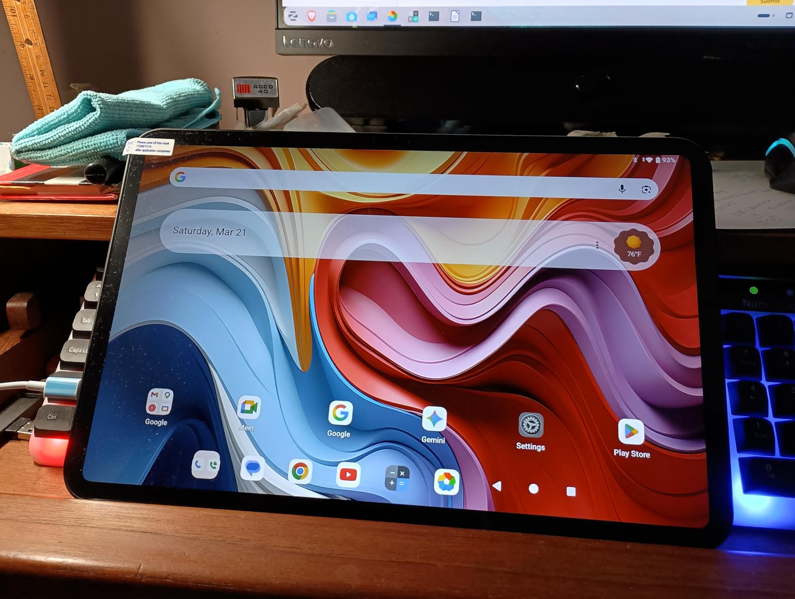 TECLAST Android 16 T65 13.4 inch Large Tablet, 256GB ROM, 12H 10000mAh Battery, 120Hz 1920x1200 IPS Display, 2.2Ghz Octa-Core Processor, 2.4/5G Wi-Fi+4G LTE, GPS, Ideal for Streaming and Learning customer photo 1