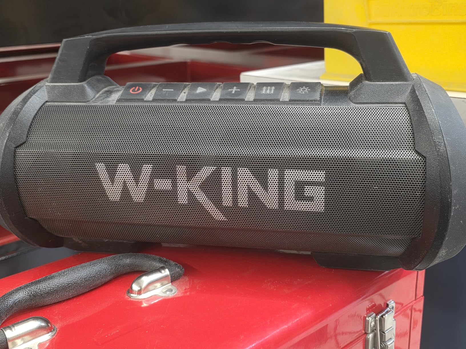 W-KING Portable Speakers Bluetooth Wireless, 120W Max Loudest Bluetooth Speaker, IPX6 Waterproof Outdoor Speaker with 70W Deep Bass/2*Subwoofer/DSP/EQ/42H/LED/MAC-in/TF/2 Pairing, Large Party Boombox customer photo 2