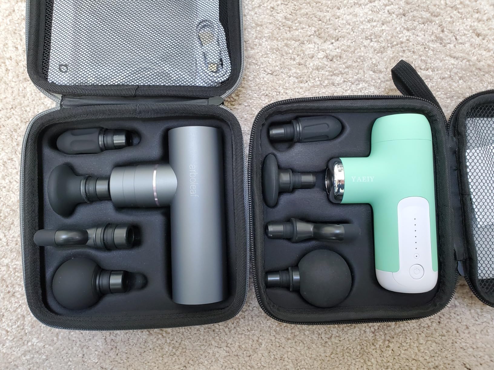 arboleaf Massage Gun Deep Tissue, Balance of Power & Portability Full-Metal Percussion Massager with Silent Brushless Motor - Ultra-Quiet Pocket-Sized for Athletes Back Pain Relief customer photo 2