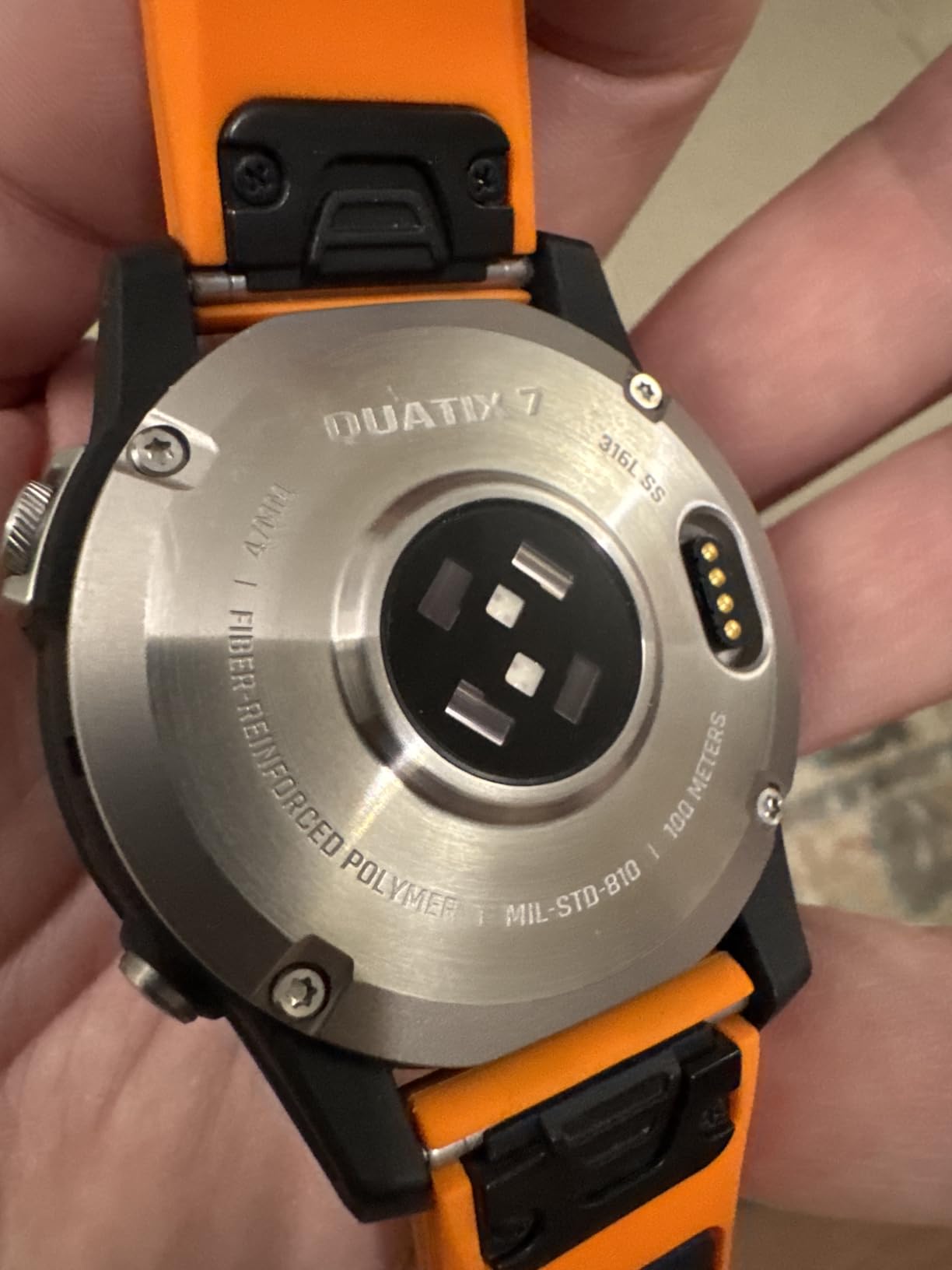 quatix 7 Standard Edition, Marine GPS Smartwatch, Tide Changes and Anchor Drag Alerts, Waypoint Marking customer photo 2