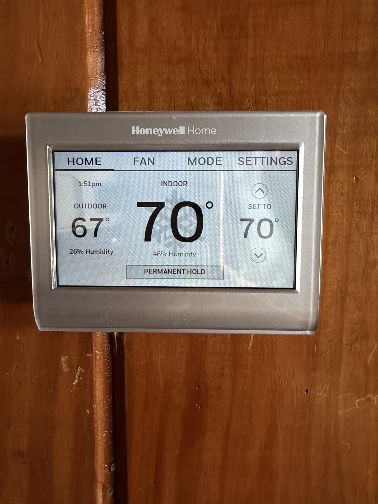 Honeywell Home RTH9600WF Smart Color Thermostat ENERGY STAR Wi-Fi Programmable Touchscreen Alexa Ready - C-Wire Required customer photo 2