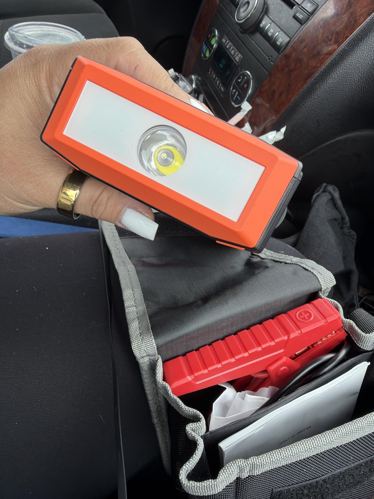 Powrun P-ONE Jump Starter, 2000A Portable Jump Box - Car Jump Starter Battery Pack for up to 8.0L Gas and 6.5L Diesel Engines, 12V Battery Jump Starter with Carry Case customer photo 2