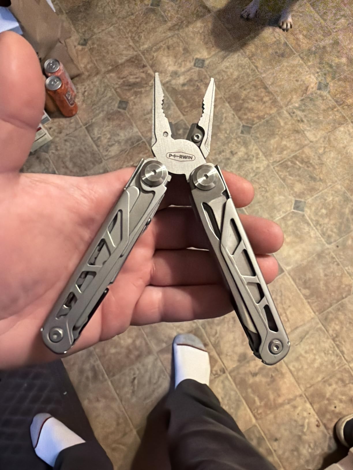 PERWIN Multitool, 17-in-1 Stainless Steel Multi Tool Pliers with Self-Locking, Pocket Knife, Nylon Sheath, Professional (EDC) Multi-Tool for Survival, Camping and Hunting, Hiking customer photo 1