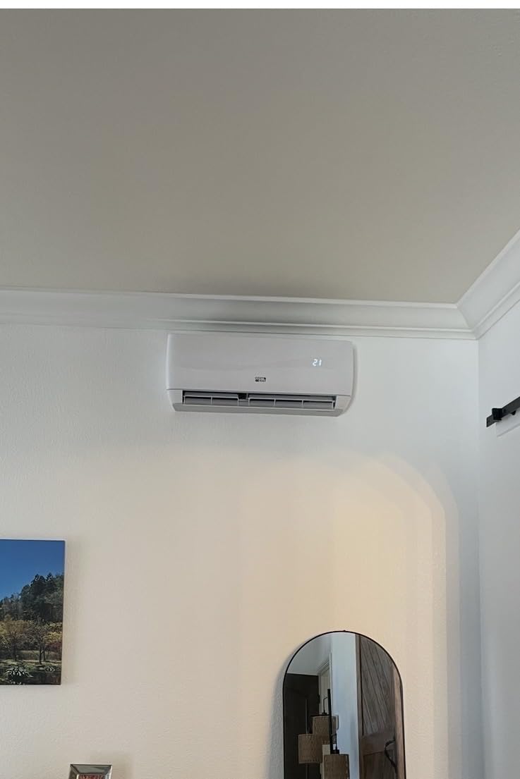 COSTWAY 12000BTU Mini Split Air Conditioner & Heater, 20 SEER2 115V Wall-Mounted Ductless AC Unit Cools Rooms up to 750 Sq. Ft, Energy Efficient Inverter AC with Heat Pump (Blast Series) customer photo 2