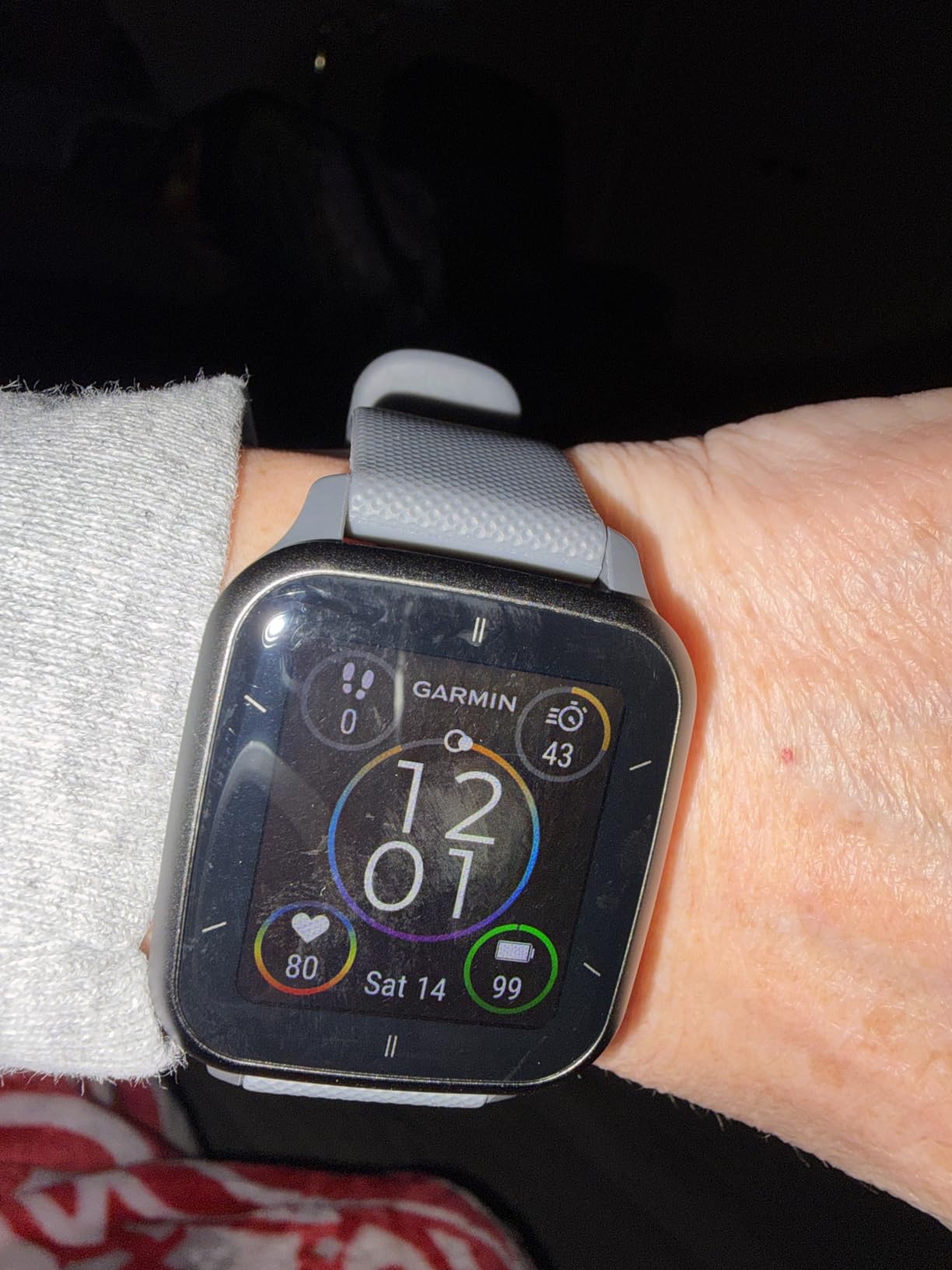 Venu Sq 2 GPS Smartwatch - AMOLED Display, All-Day Health Monitoring, Long Battery Life, Activity & Heart Rate Tracker, Slate and Shadow Gray customer photo 2